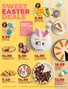 Preview of HyVee weekly ads valid from 30.03.2026 | Page: 6 | Products: Chocolate, Cookies, Pumpkin, Chocolate Chip