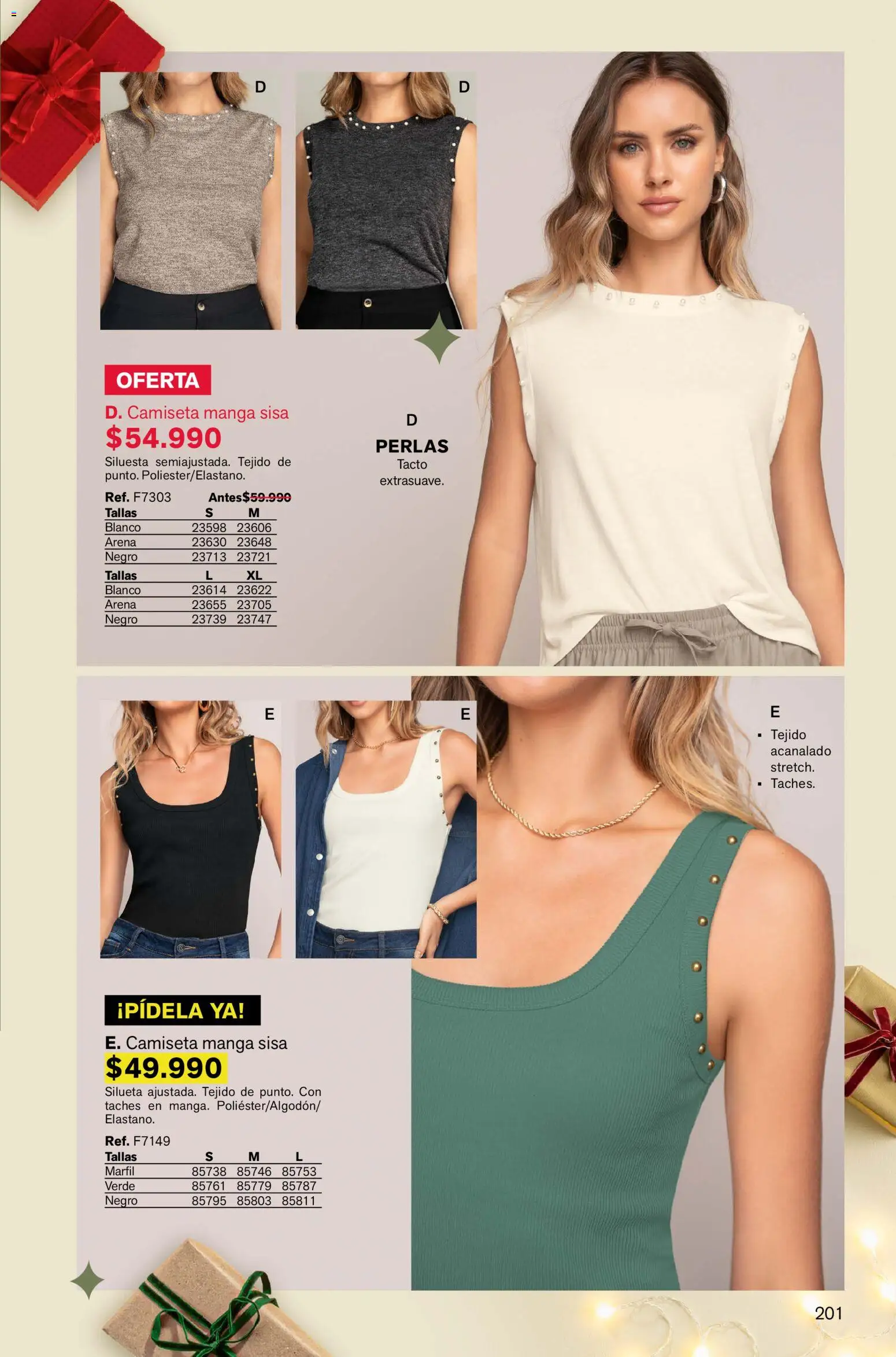 Leonisa revista - valida desde el 13.11.2025 | Página: 201 | Productos: Camiseta, Camiseta manga sisa