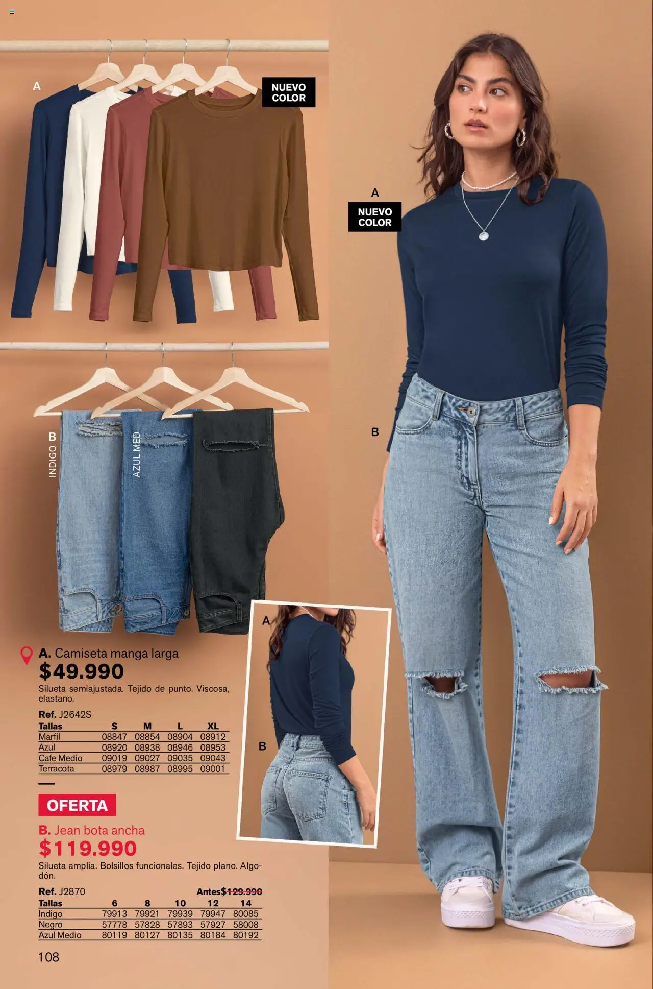 Leonisa revista - valida desde el 04.08.2025 | Página: 108 | Productos: Jean, Camiseta, Café