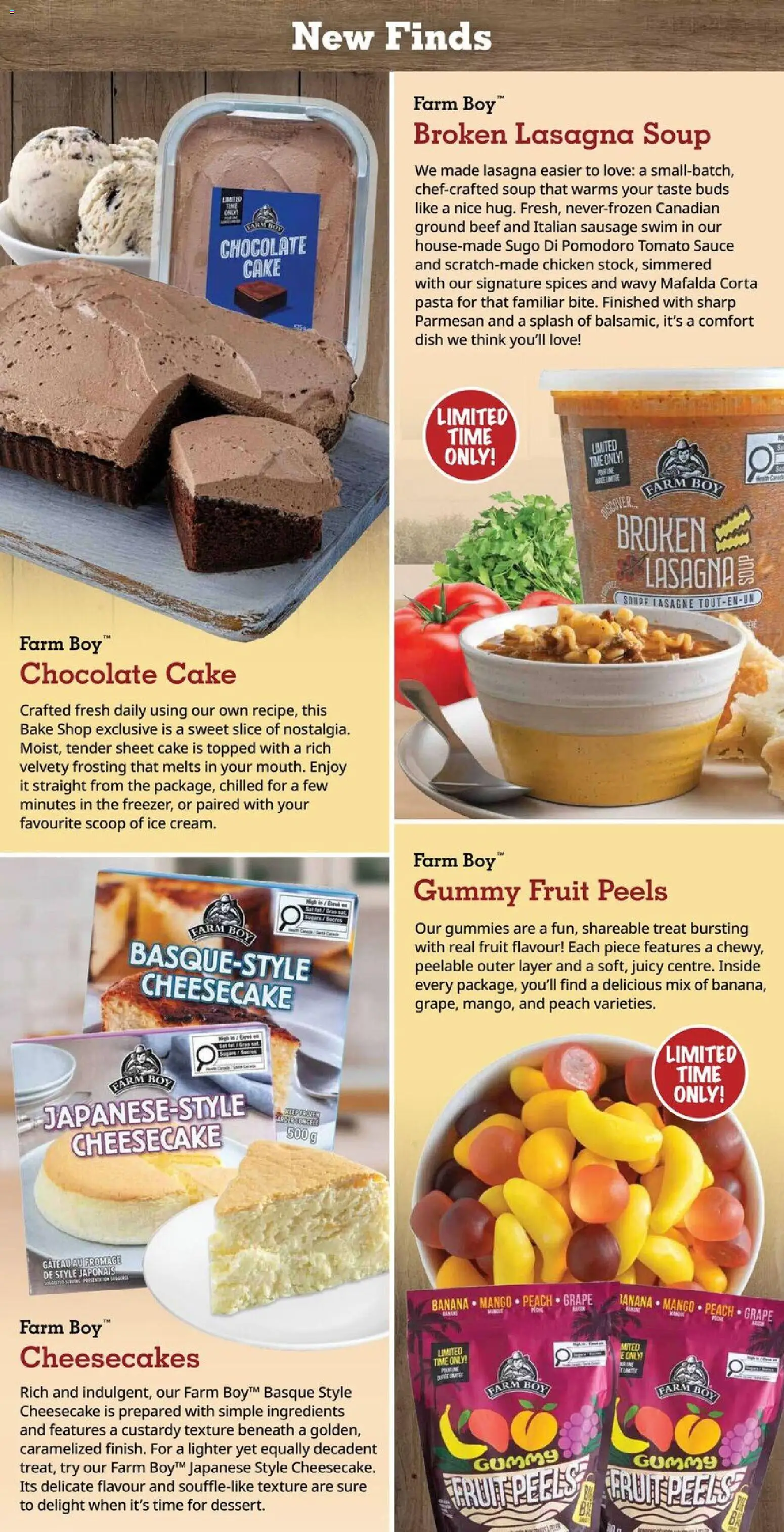 Farm Boy flyer valid from 20.11.2025 | Page: 4 | Products: Beef, Pasta, Chocolate, Chicken