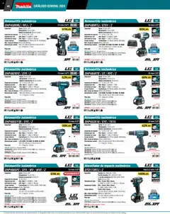 Vista previa de Makita - Catálogo, nuevo folleto de la tienda, válido en México a partir del 04.09.2025 | Página: 48 | Productos: Estuche, Cargador, Rotomartillo, Batería