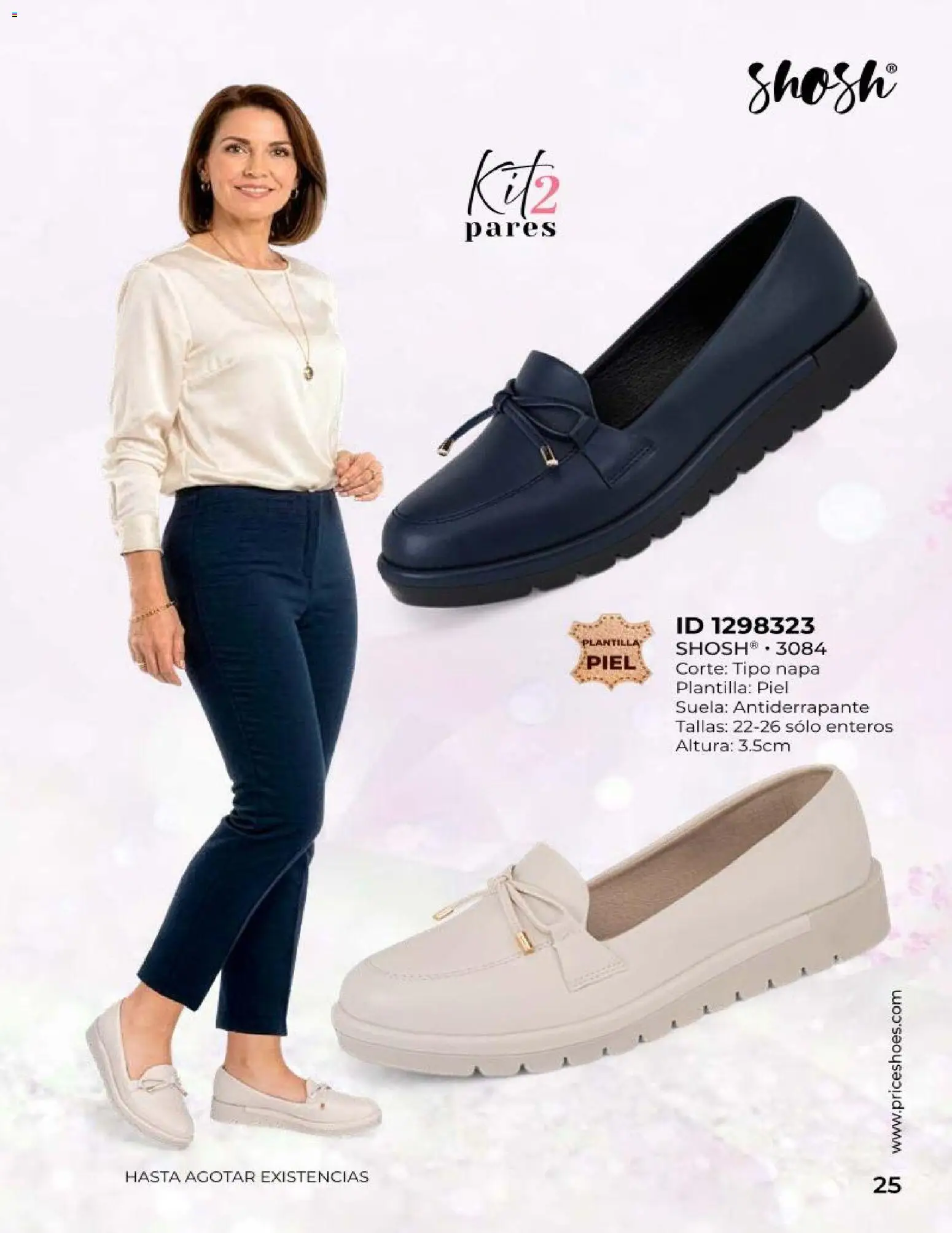 Nuevas ofertas de Price Shoes válidas en toda la República Mexicana desde el 23.04.2026. ¡Encuentra las mejores ofertas en Price Shoes catálogo Especial Confort! | Página: 25