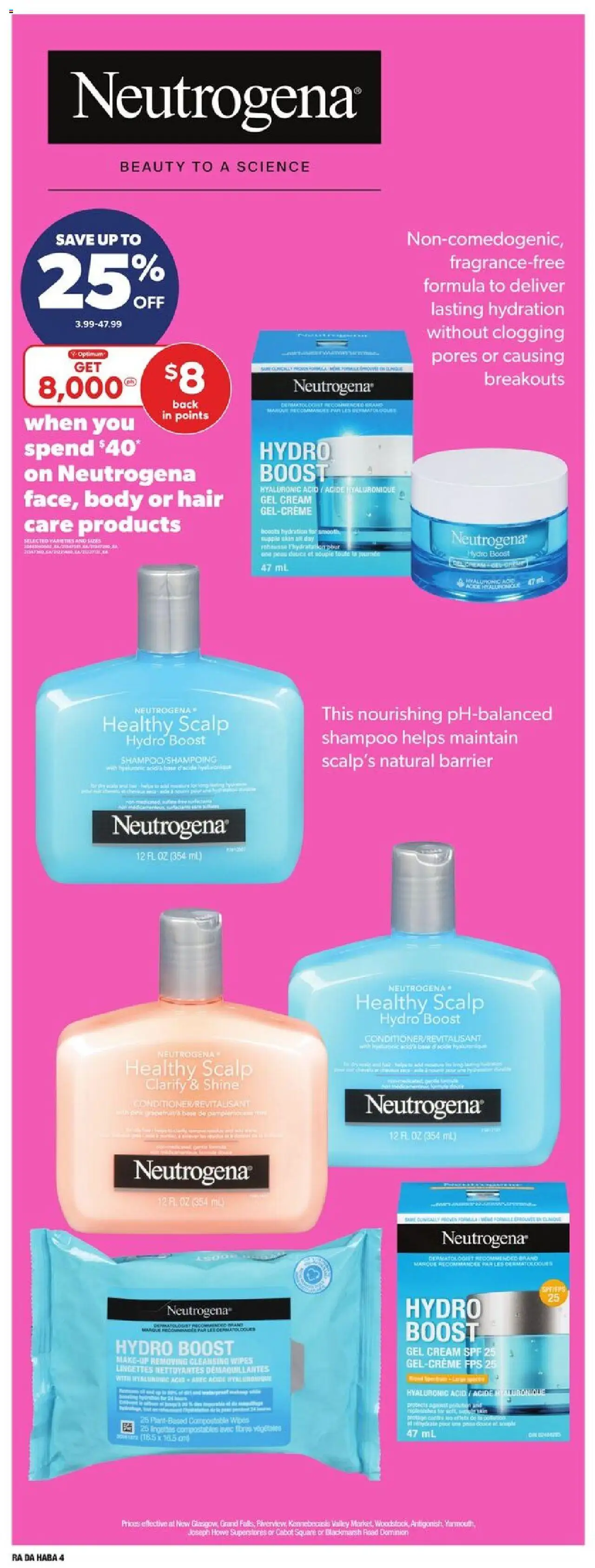 Atlantic Superstore flyer valid from 31.07.2025 | Page: 22 | Products: Cream, Shampoo