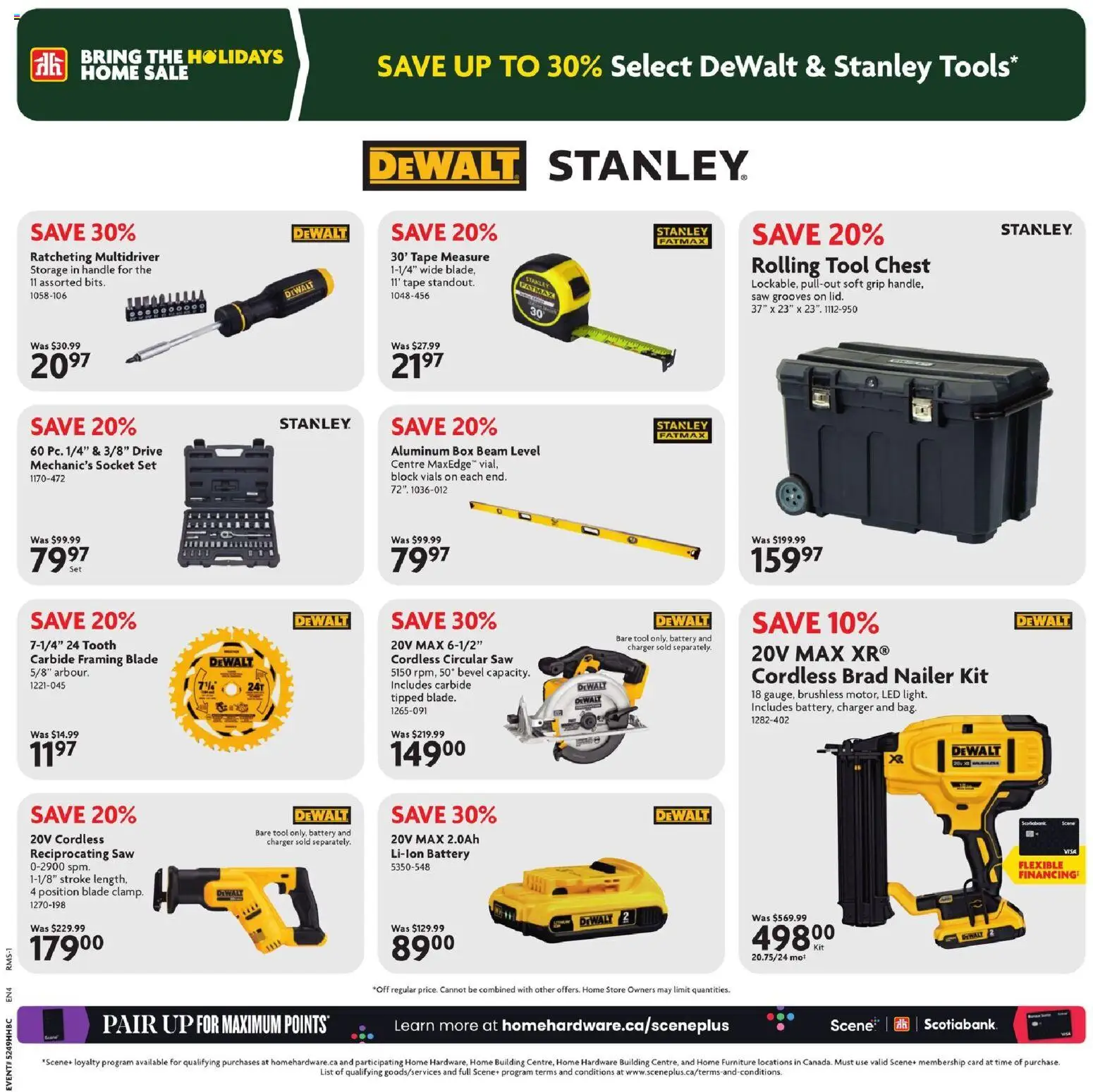 Home Hardware flyer valid from 04.12.2025 | Page: 6 | Products: Socket, Box, Battery