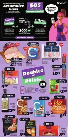 Preview of IGA weekly flyer / circulaire from shop IGA valid from 23.10.2025 | Page: 12 | Products: Rice, Oil, Pizza, Chicken