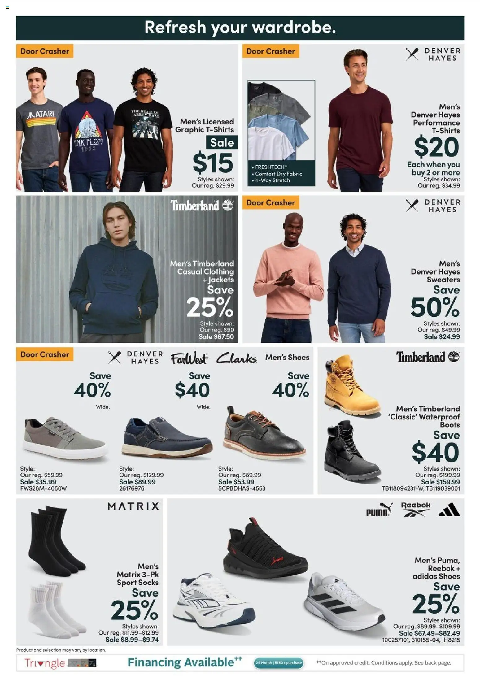Mark's flyer valid from 09.04.2026 | Page: 2 | Products: Boots, Shoes, Socks