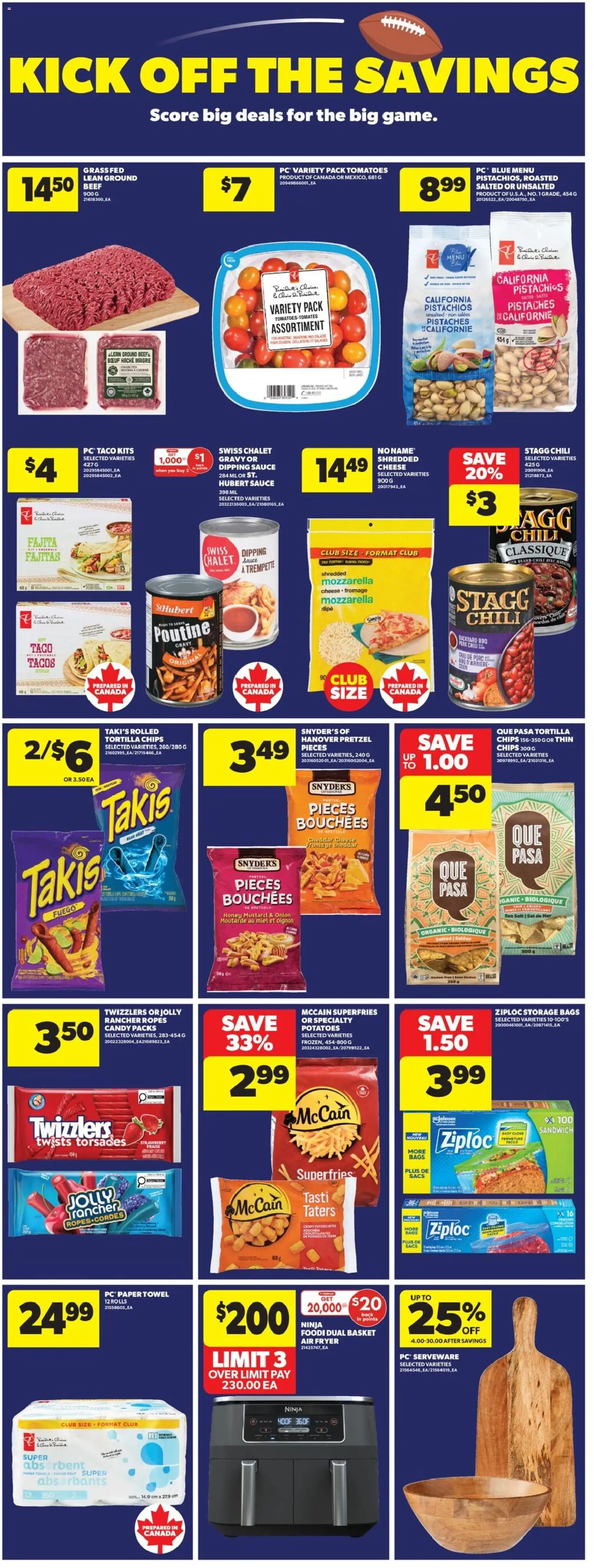 Real Canadian Superstore flyer valid from 05.02.2026 | Page: 8 | Products: Chips, Potatoes, Fryer, Tomatoes