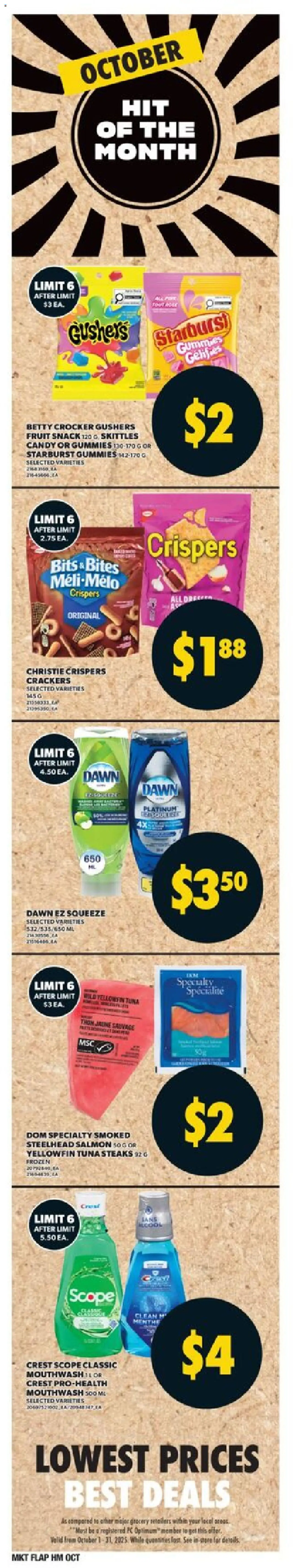 Valu Mart flyer valid from 09.10.2025 | Page: 8 | Products: PC, Mouthwash