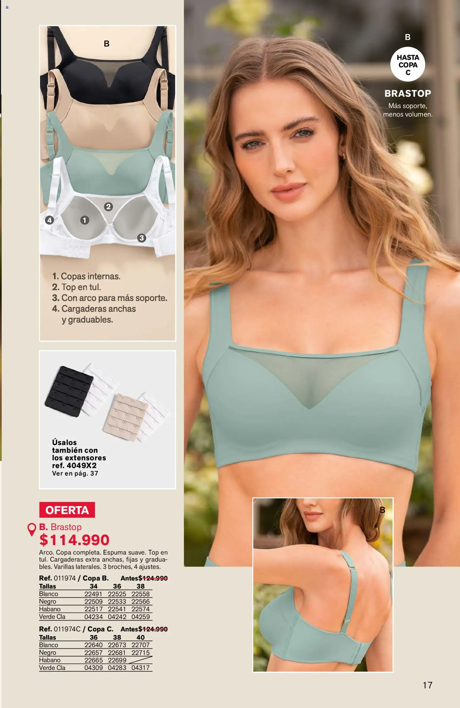 Leonisa revista - valida desde el 03.04.2026 | Página: 17 | Productos: Espuma, Top