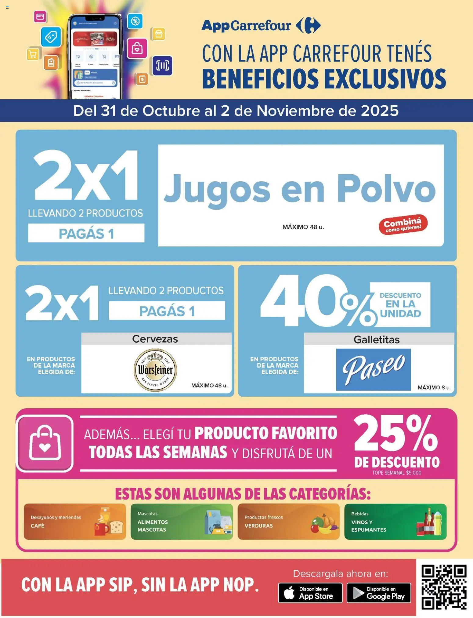 Carrefour Market -Black Friday │ válido desde el 31.10.2025 | Página: 2 | Productos: Galletitas, Polvo, Café