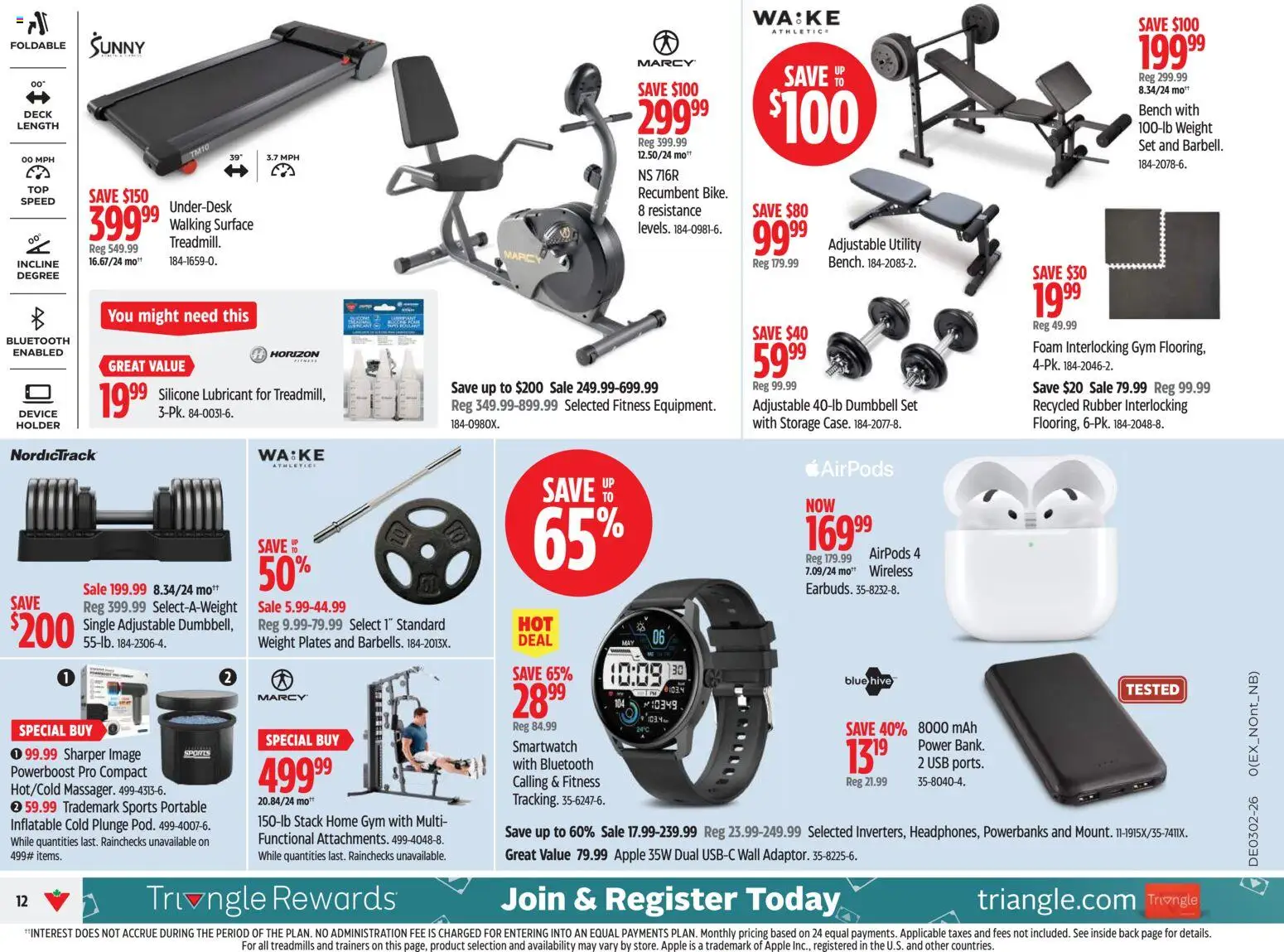 Canadian Tire flyer valid from 08.01.2026 | Page: 12 | Products: Smartwatch