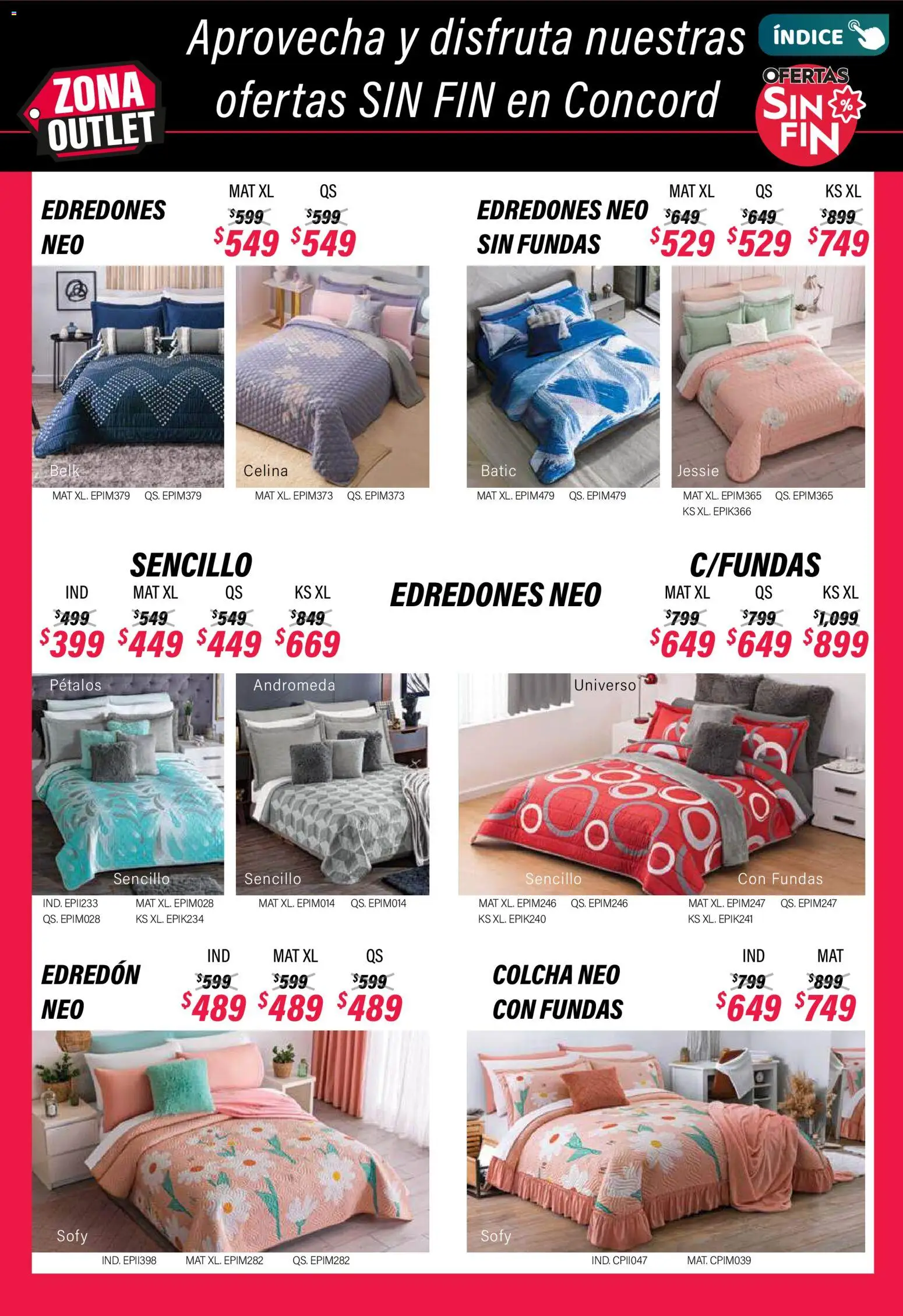 Nuevas ofertas de Colchas Concord válidas en toda la República Mexicana desde el 01.11.2025. ¡Encuentra las mejores ofertas en Colchas Concord Buen Fin! | Página: 270