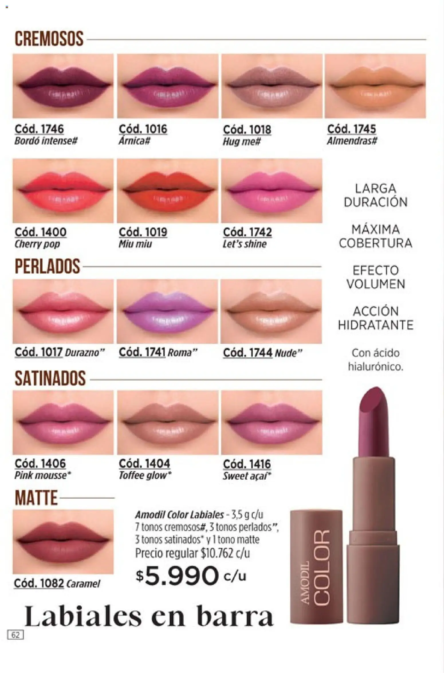 Amodil - Campaña 8 │ válido desde el 08.04.2026 | Página: 62 | Productos: Durazno