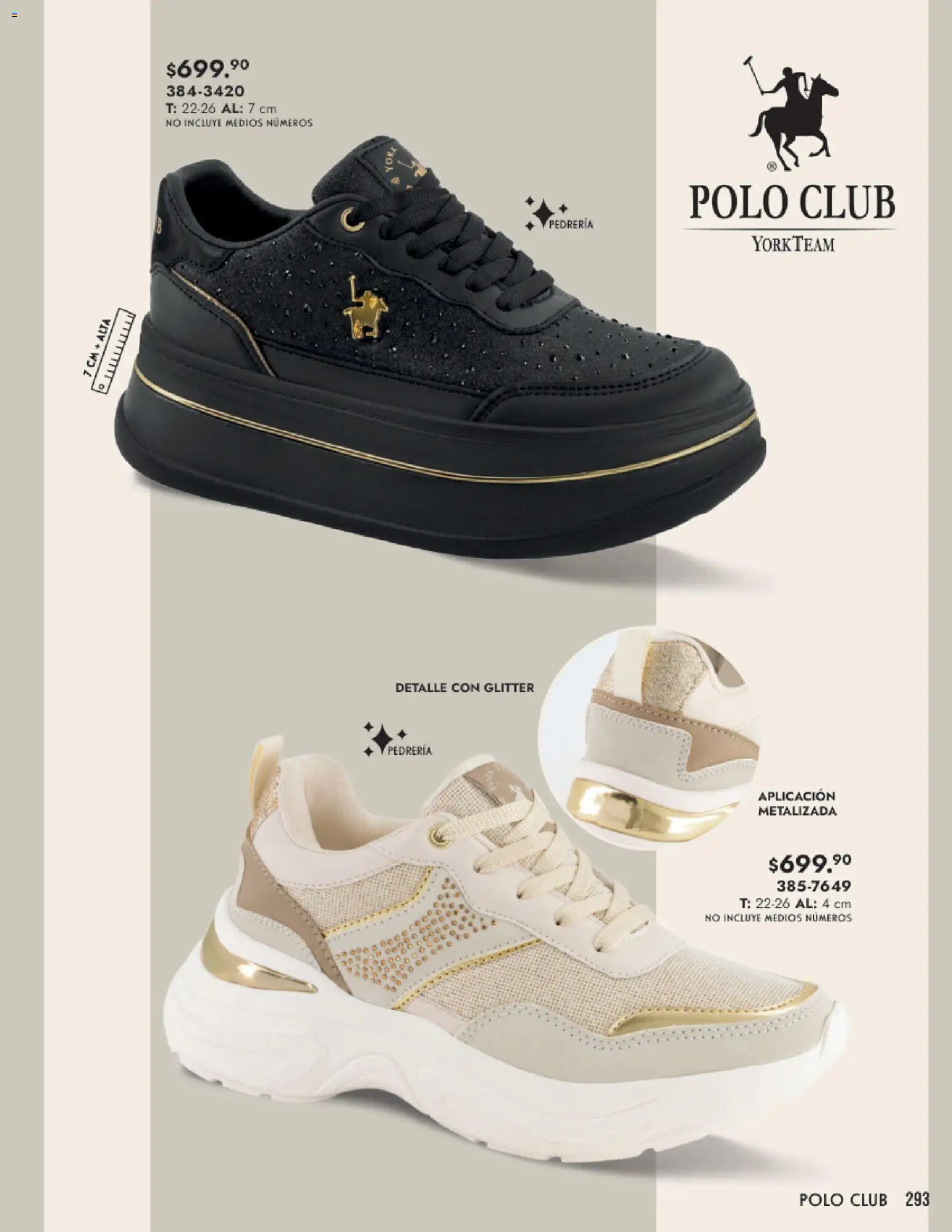 Nuevas ofertas de Andrea válidas en toda la República Mexicana desde el 25.01.2026. ¡Encuentra las mejores ofertas en Andrea catálogo Calzado Dama! | Página: 293 | Productos: Glitter