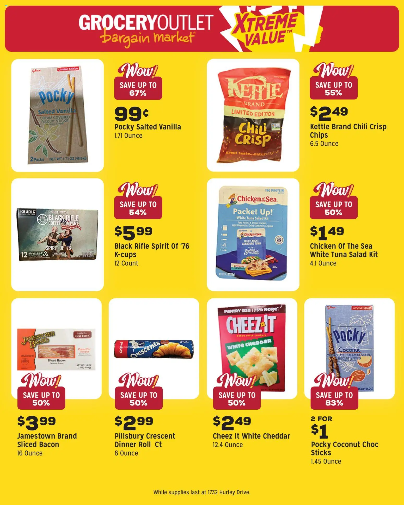 Grocery Outlet Weekly Ad - ID - valid from 25.02.2026 | Page: 10 | Products: Chips, Salad, Kettle, Rifle