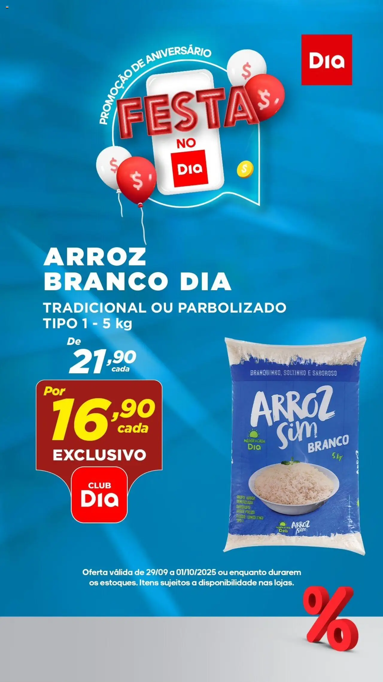 Dia Folheto - válido de 29.09.2025 | Página: 6 | Produtos: Pão, Chocolate, Batata, Pipoca