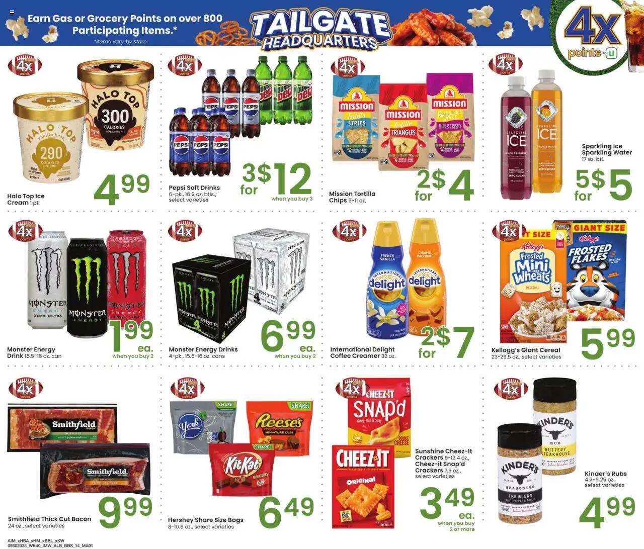 Albertsons Big Book of Savings - valid from 30.09.2025 | Page: 14 | Products: Corn, Cream, Sugar, Raspberry