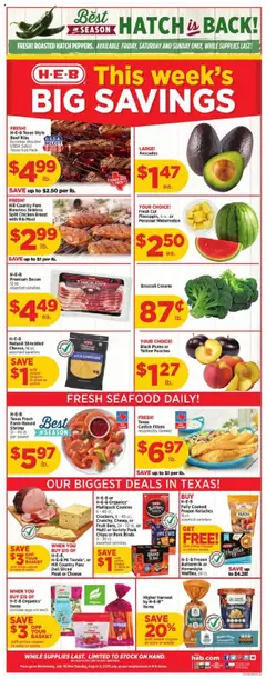 H-E-B Weekly Ad - valid from 30.07.2025 | Page: 1