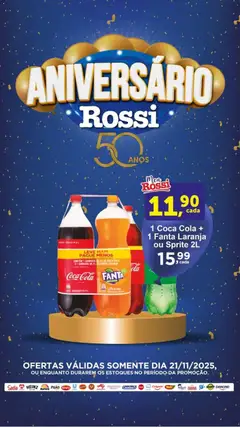 Rossi Supermercados - Ofertas do Dia - Pré-Visualização do folheto da loja Rossi Supermercados, válido de 21.11.2025