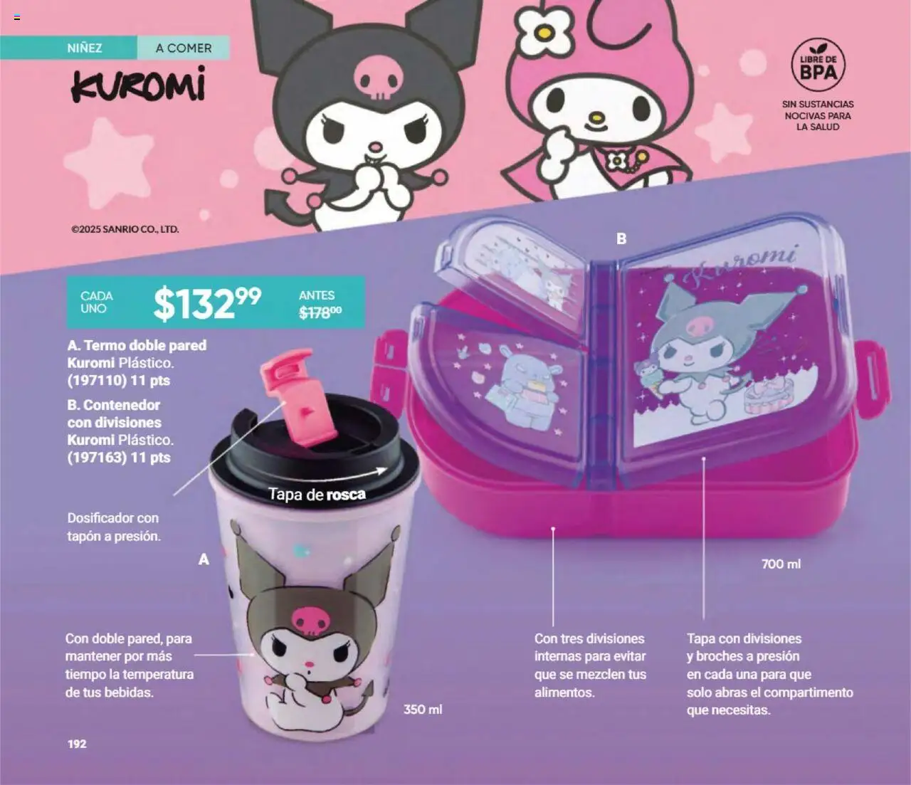 Nuevas ofertas de AVON válidas en toda la República Mexicana desde el 09.08.2025. ¡Encuentra las mejores ofertas en AVON - Casa & Estilo 13 2025! | Página: 194 | Productos: Contenedor, Termo