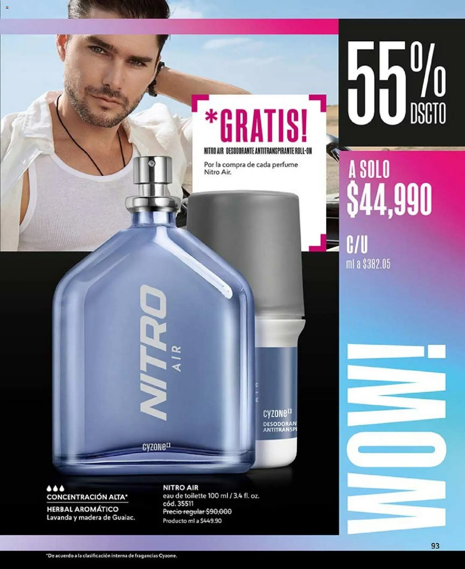 CyZone revista - valida desde el 01.01.2026 | Página: 93 | Productos: Perfume, Eau de toilette, Desodorante, Antitranspirante