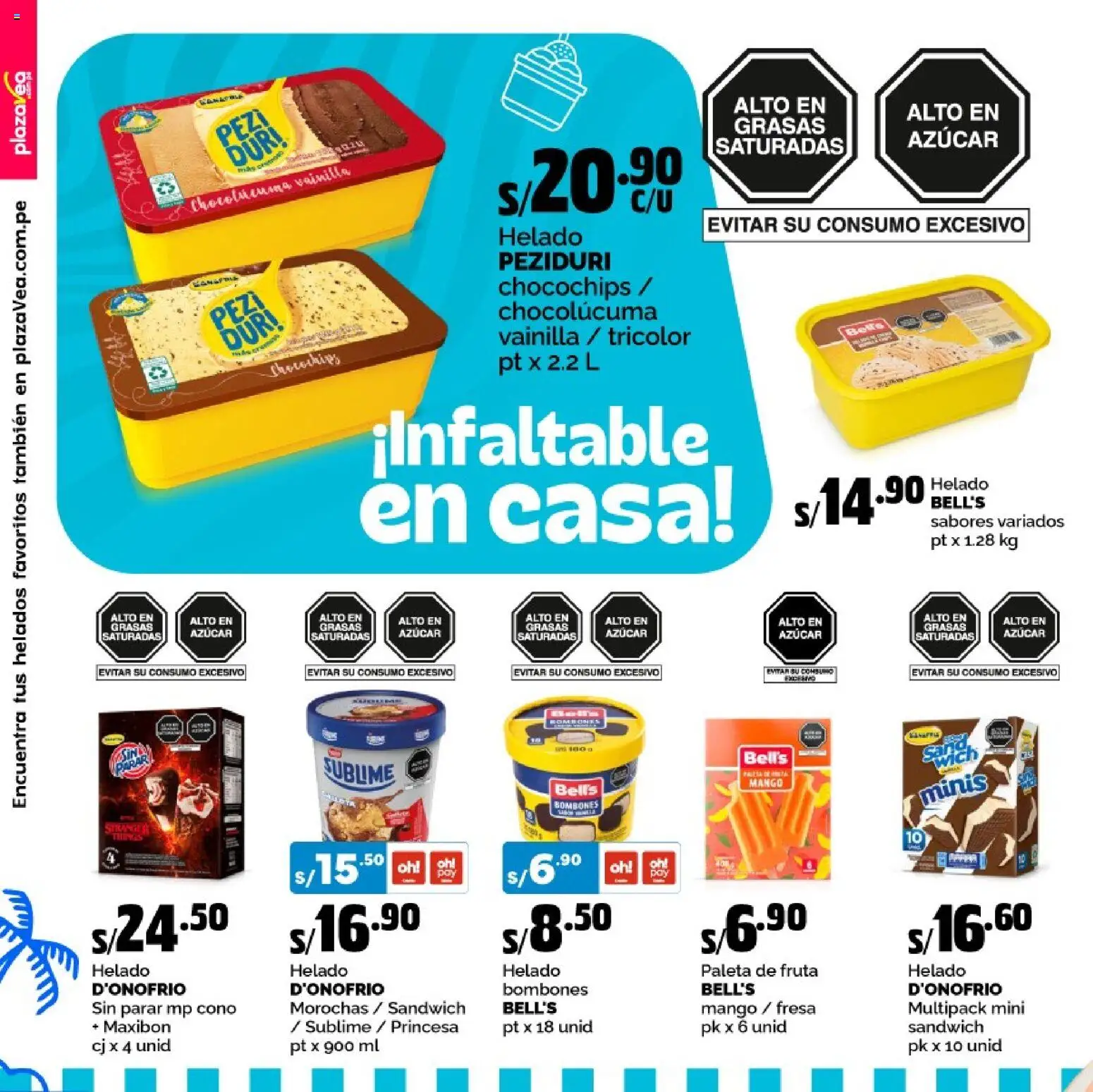 Catálogo Plaza Vea válido desde 19.01.2026 | Página: 2 | Productos: Helado