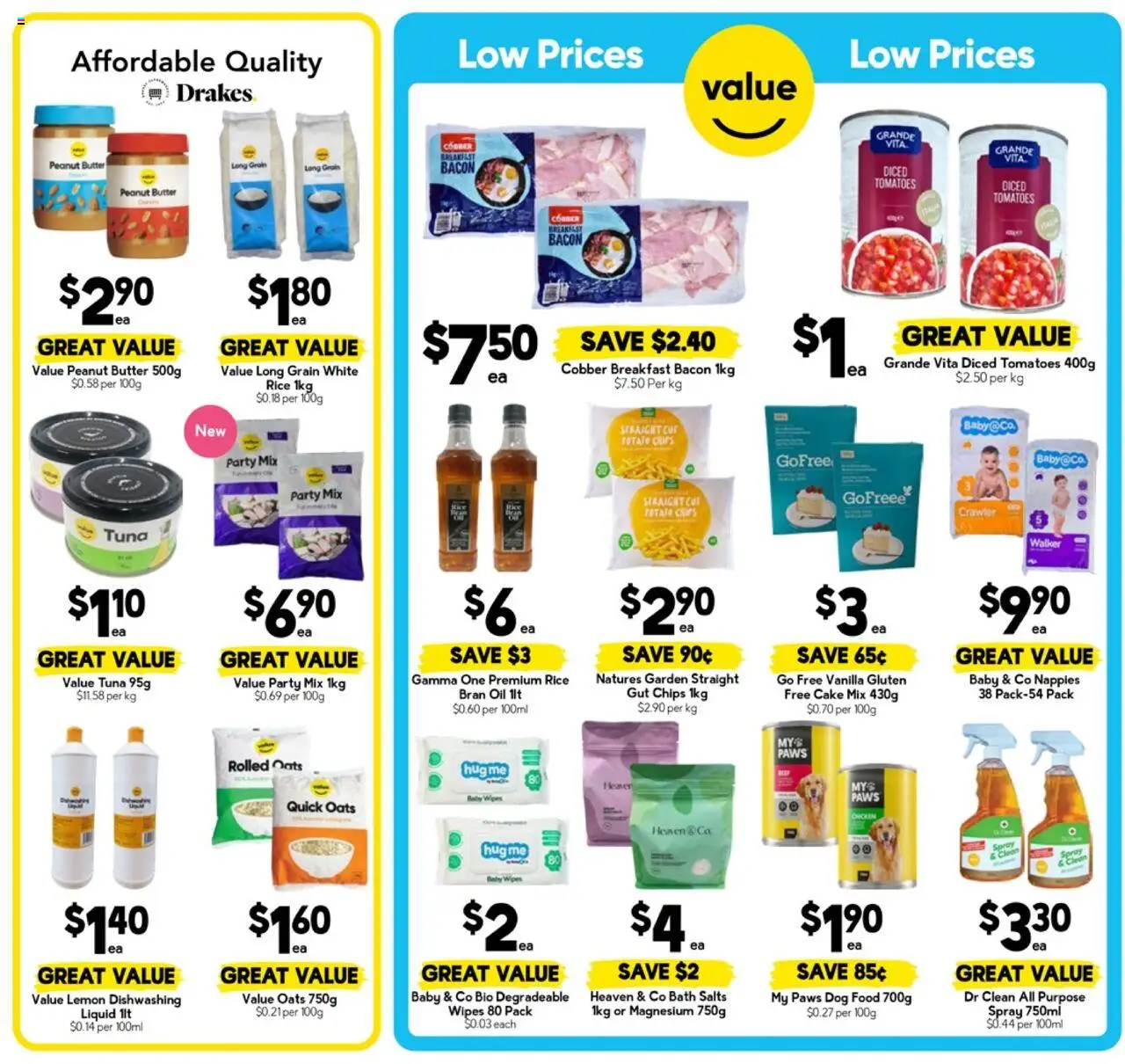 Drakes catalogue - valid from 02.07.2025 | Page: 14 | Products: Oil, Oats, Dog food, Tuna