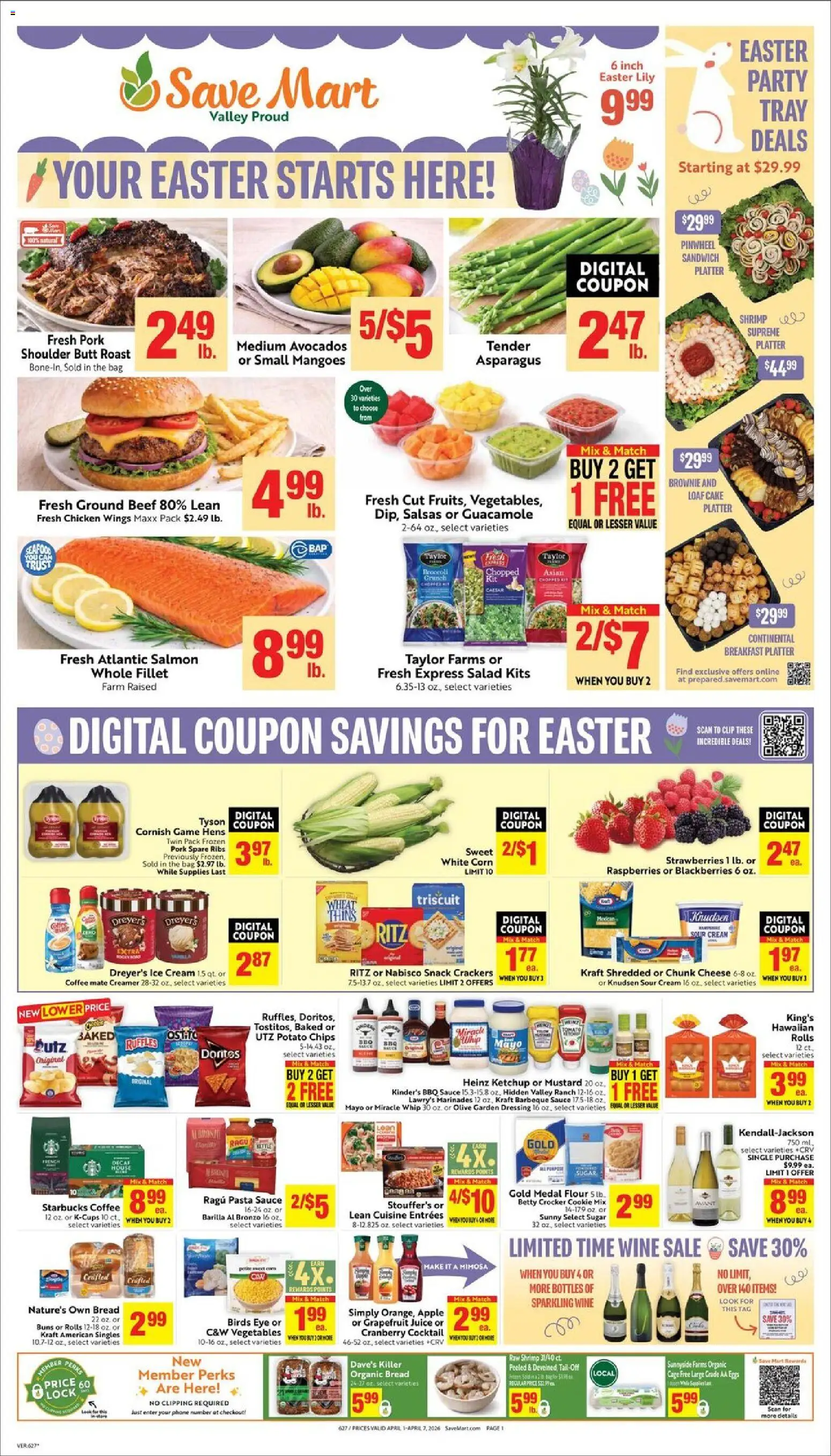 Save Mart Weekly Ad - valid from 01.04.2026 | Page: 1