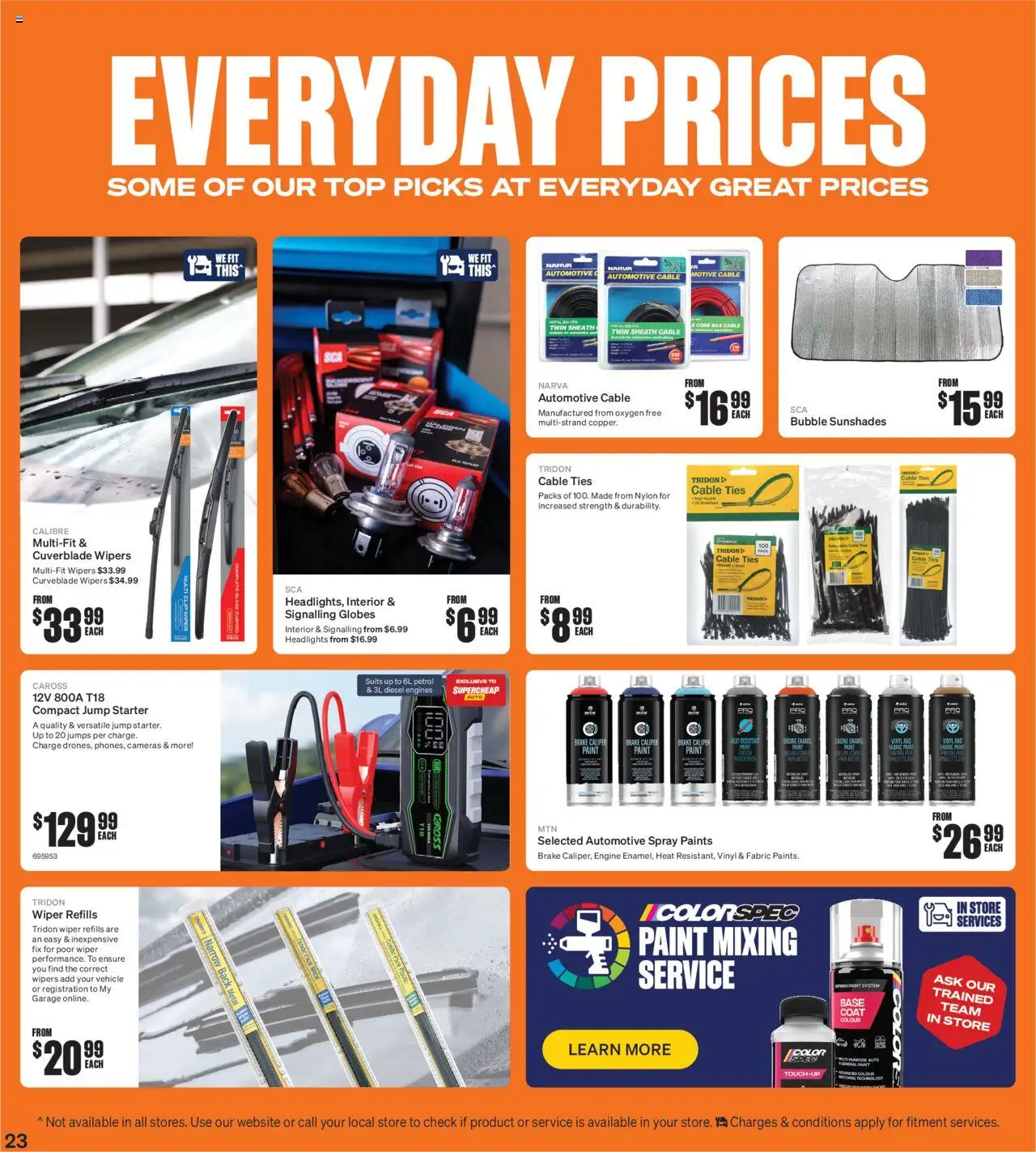 Supercheap Auto catalogue - valid from 15.10.2025 | Page: 23 | Products: Coat, Clip, Cable