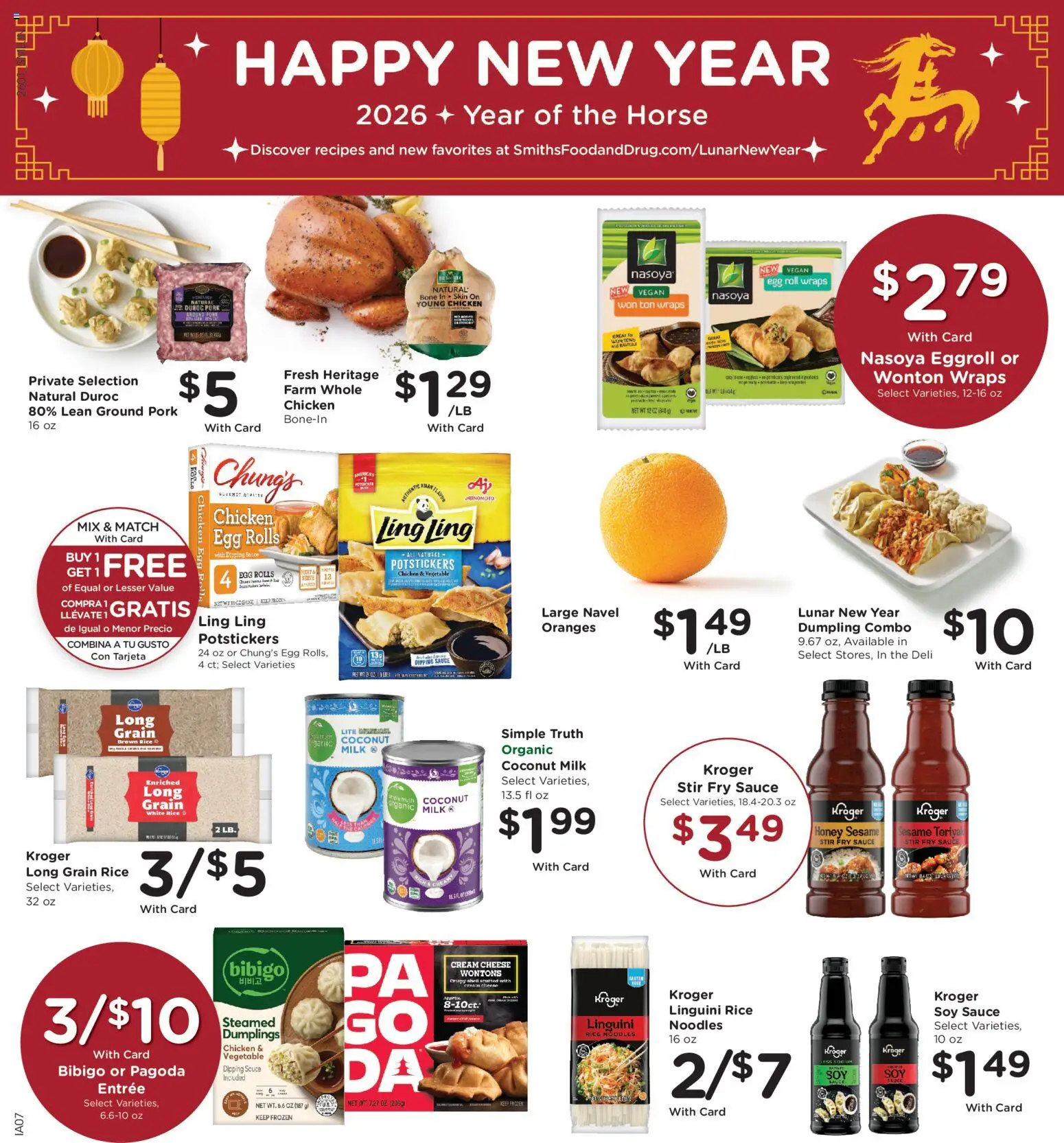 Smith's Weekly Ad - WY - valid from 04.02.2026 | Page: 13 | Products: Cheese, Oranges, Rice, Sauce