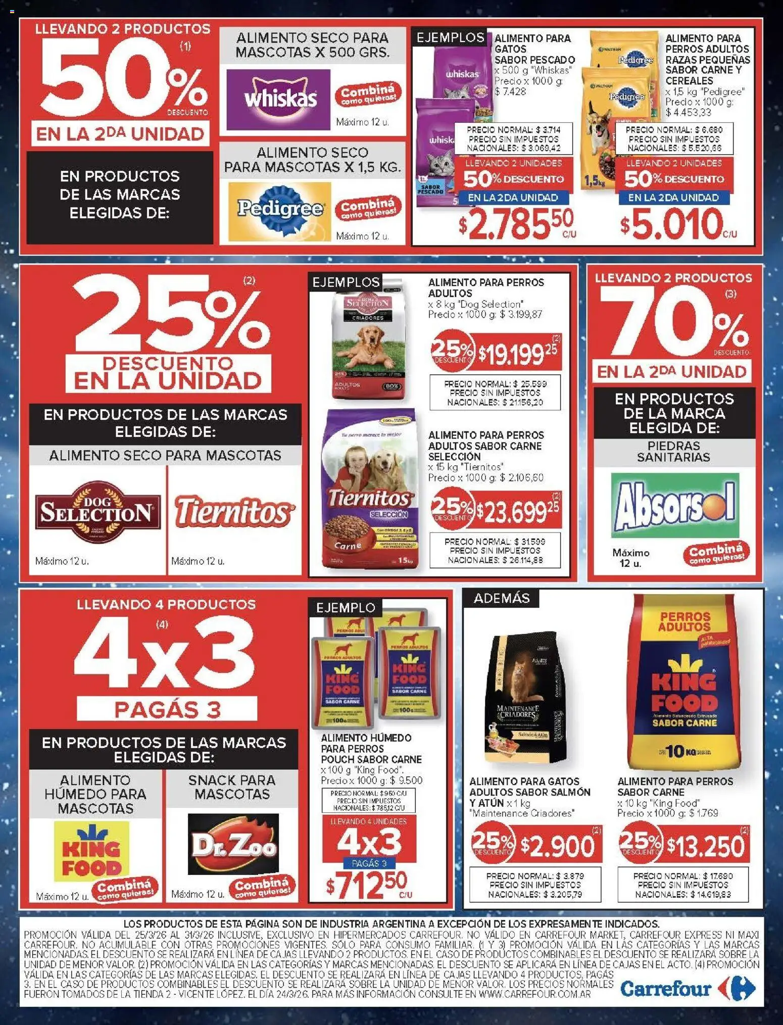 Carrefour ofertas │ válido desde el 25.03.2026 | Página: 23 | Productos: Caso, Sobre, Pescado, Atún