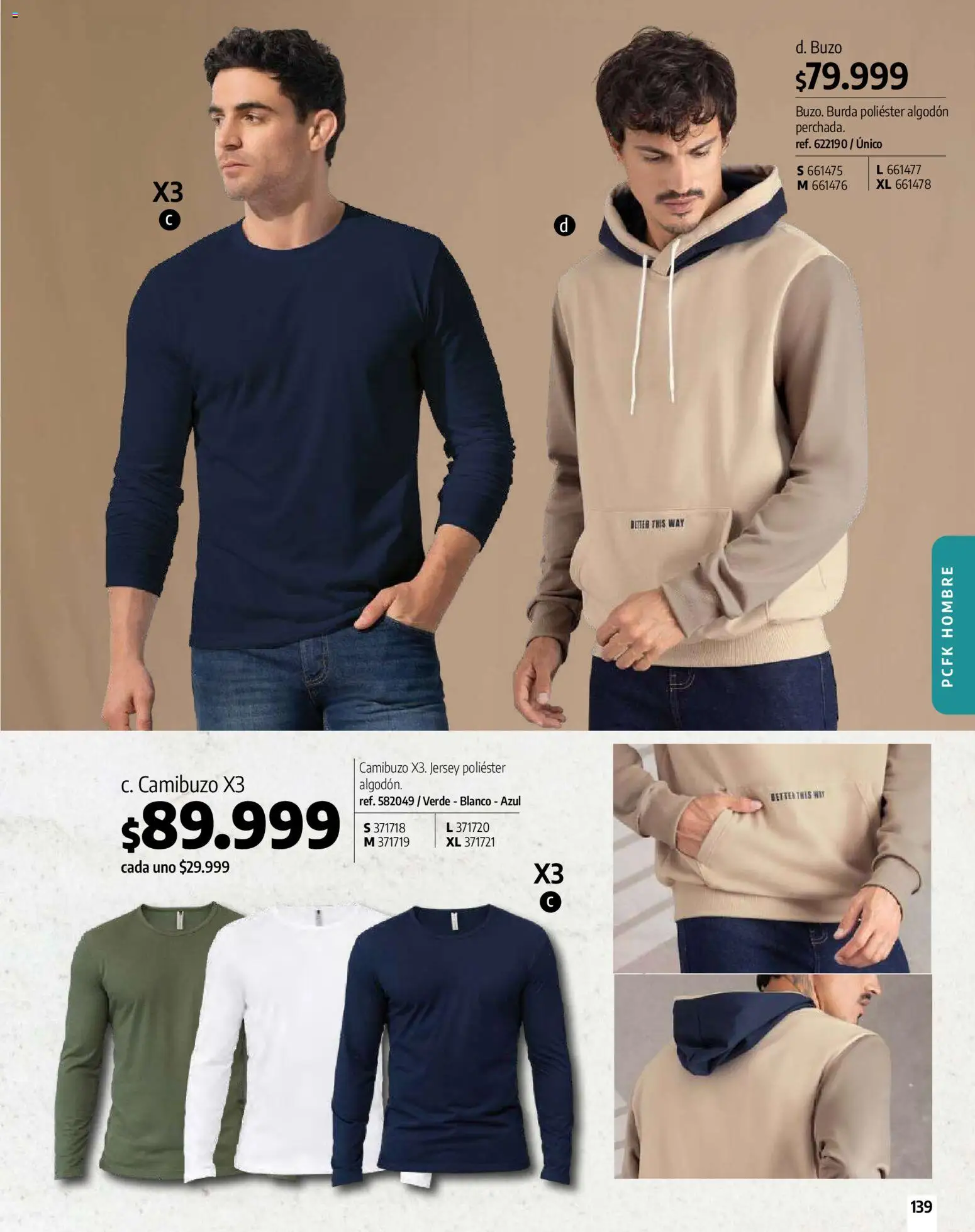 Pacifika revista - valida desde el 01.01.2026 | Página: 139 | Productos: Algodón, Buzo