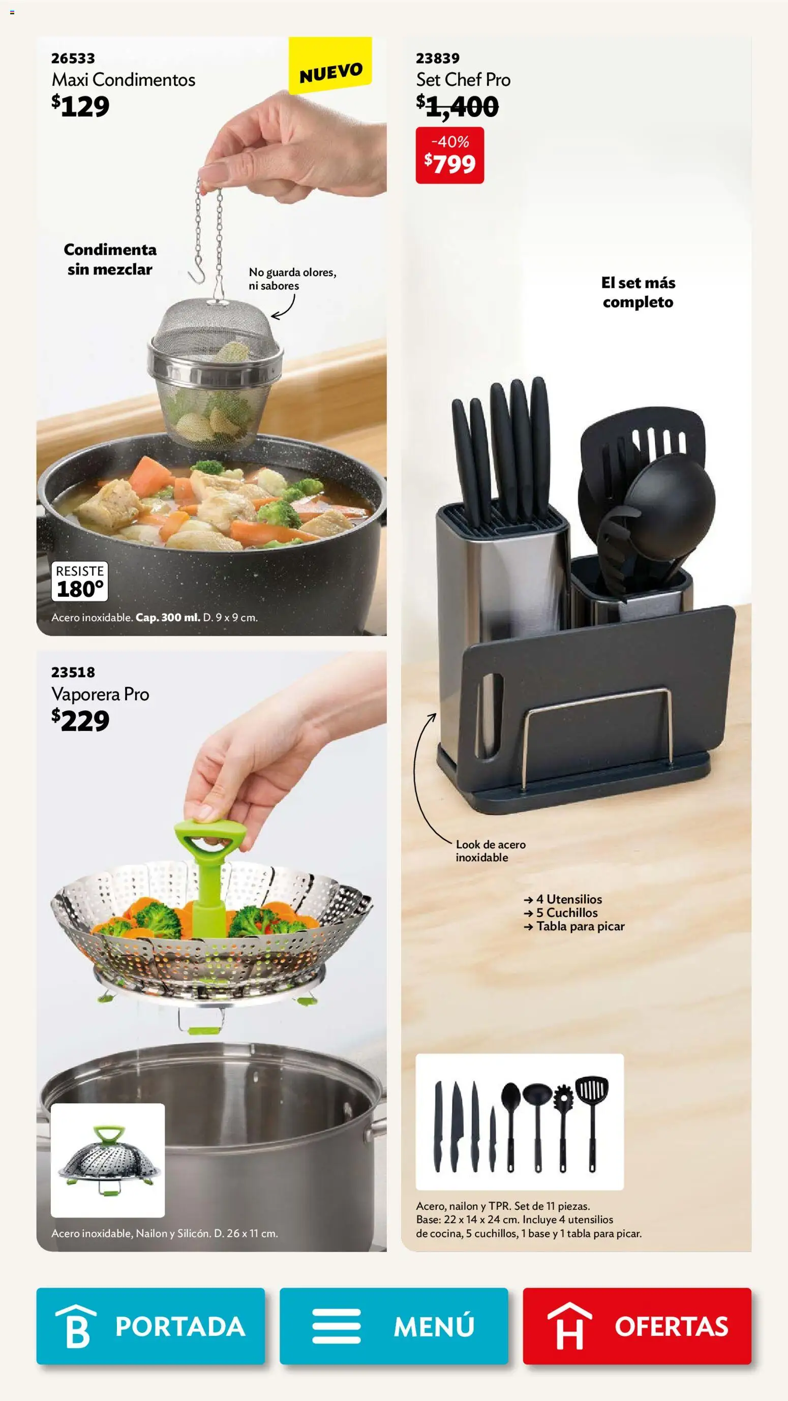 Nuevas ofertas de Betterware válidas en toda la República Mexicana desde el 30.03.2026. ¡Encuentra las mejores ofertas en Betterware campaña 4 2026! | Página: 40 | Productos: Vaporera