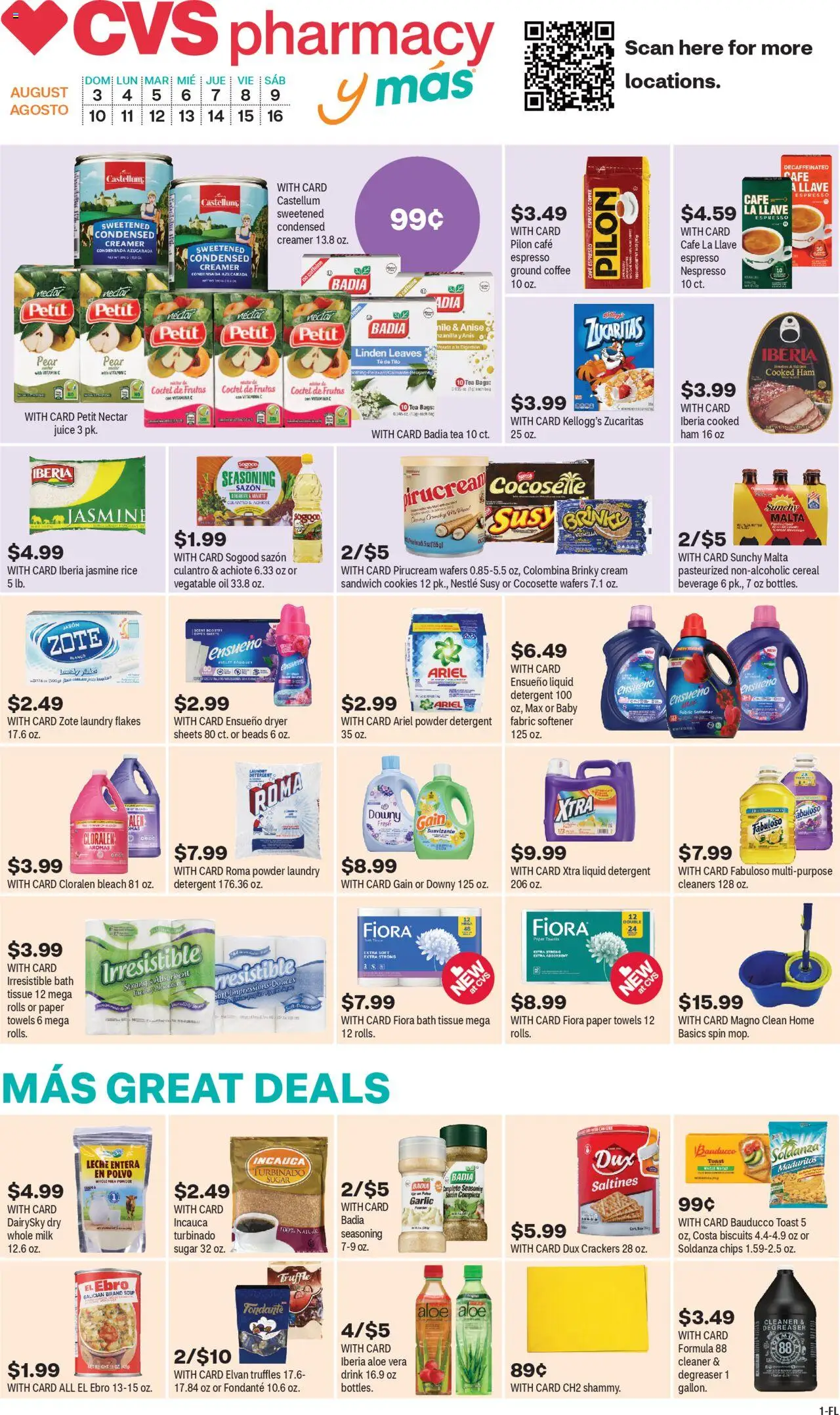 CVS Pharmacy y más - valid from 03.08.2025 | Page: 1