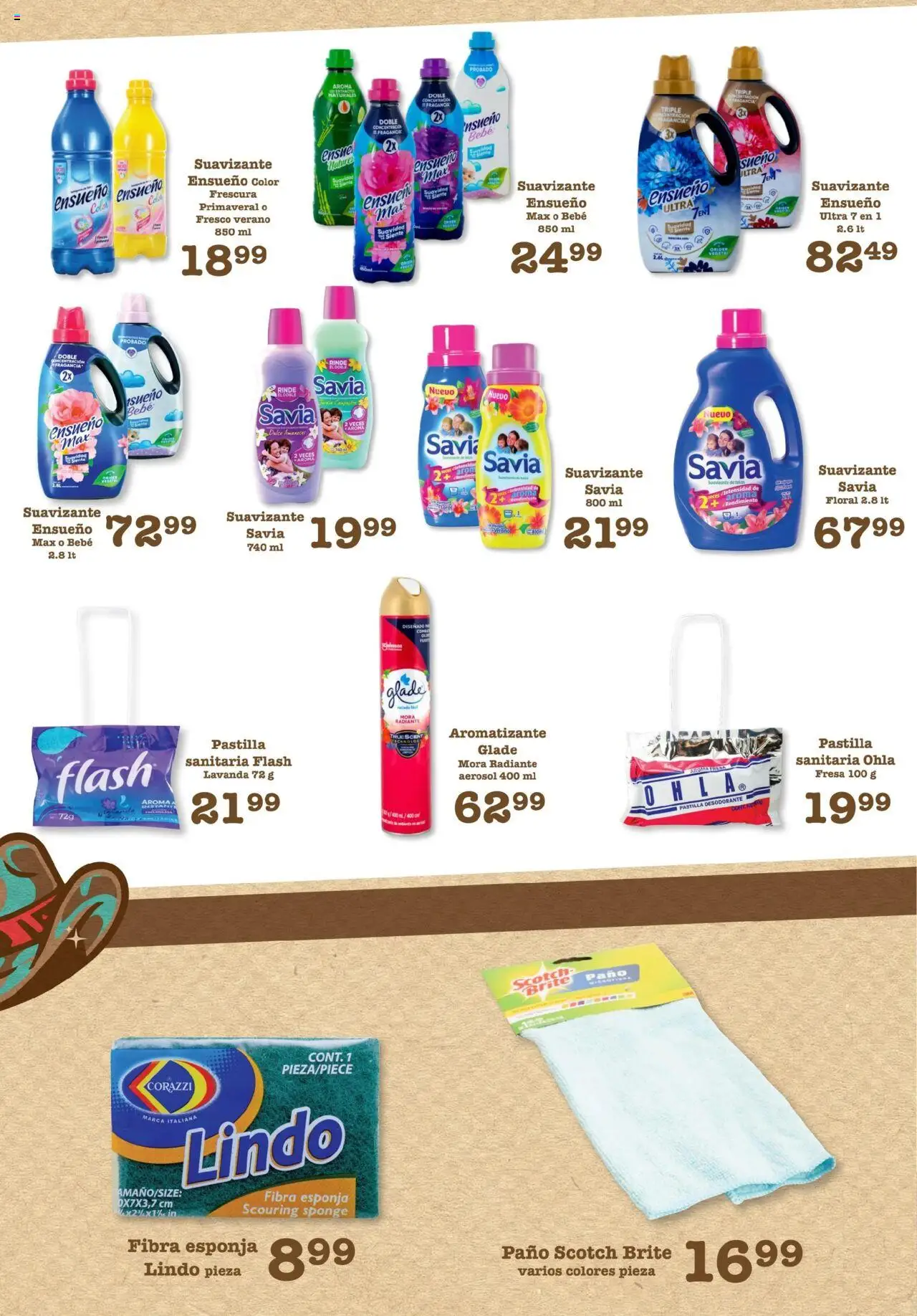 Nuevas ofertas de S-Mart válidas en toda la República Mexicana desde el 29.07.2025. ¡Encuentra las mejores ofertas en S-Mart - Folleto de Feria - Chihuahua! | Página: 5 | Productos: Esponja, Suavizante, Radiante, Fragancia