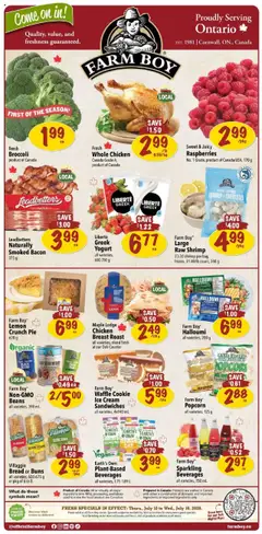 Preview of Farm Boy weekly flyer / circulaire from shop Farm Boy valid from 10.07.2025