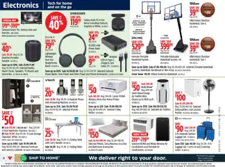 Preview of Canadian Tire weekly flyer from shop Canadian Tire valid from 09.04.2026 | Page: 6 | Products: Luggage, Phone, Air purifier, Table
