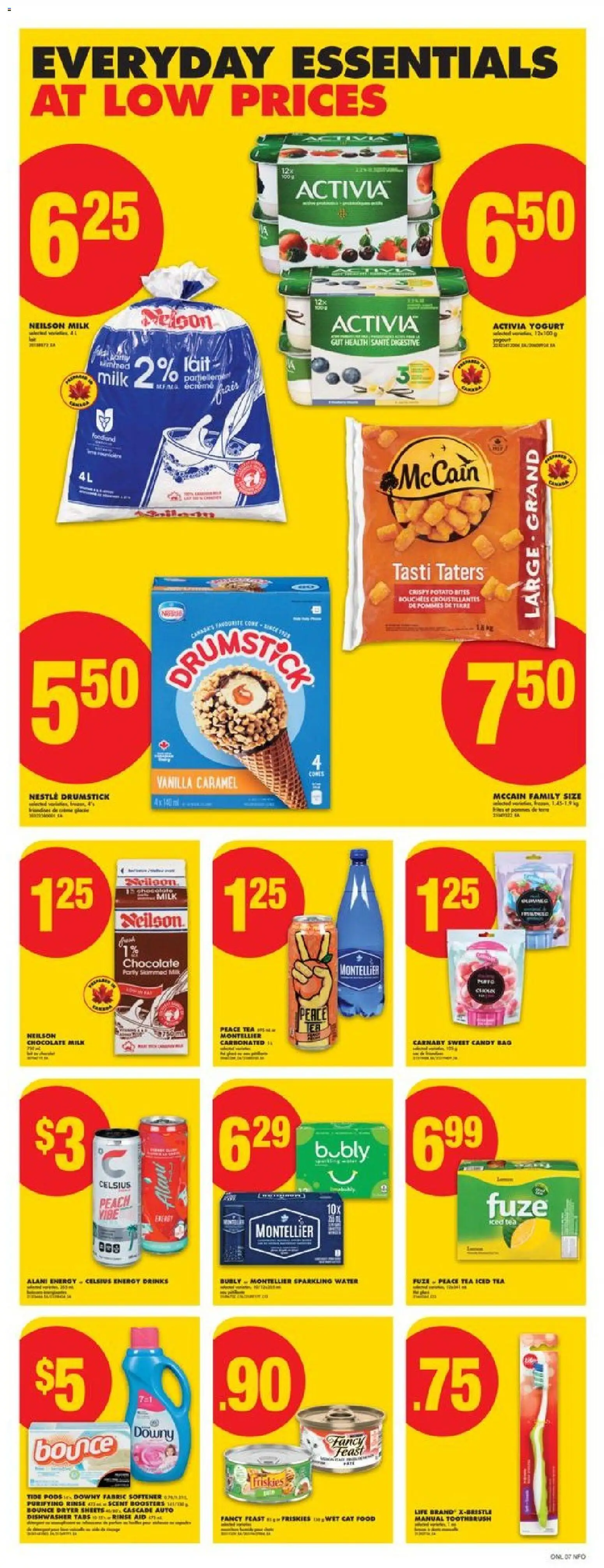 No Frills flyer valid from 11.12.2025 | Page: 17 | Products: Ice cream, Dishwasher, Fabric softener, Milk