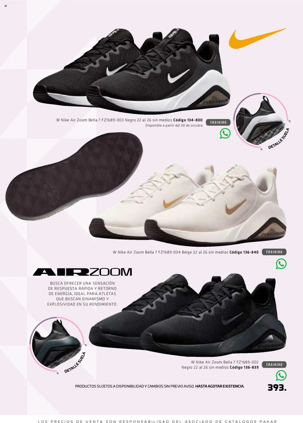 Nuevas ofertas de SC Pakar válidas en toda la República Mexicana desde el 29.08.2025. ¡Encuentra las mejores ofertas en SC Pakar - Catálogo Otoño Women! | Página: 393