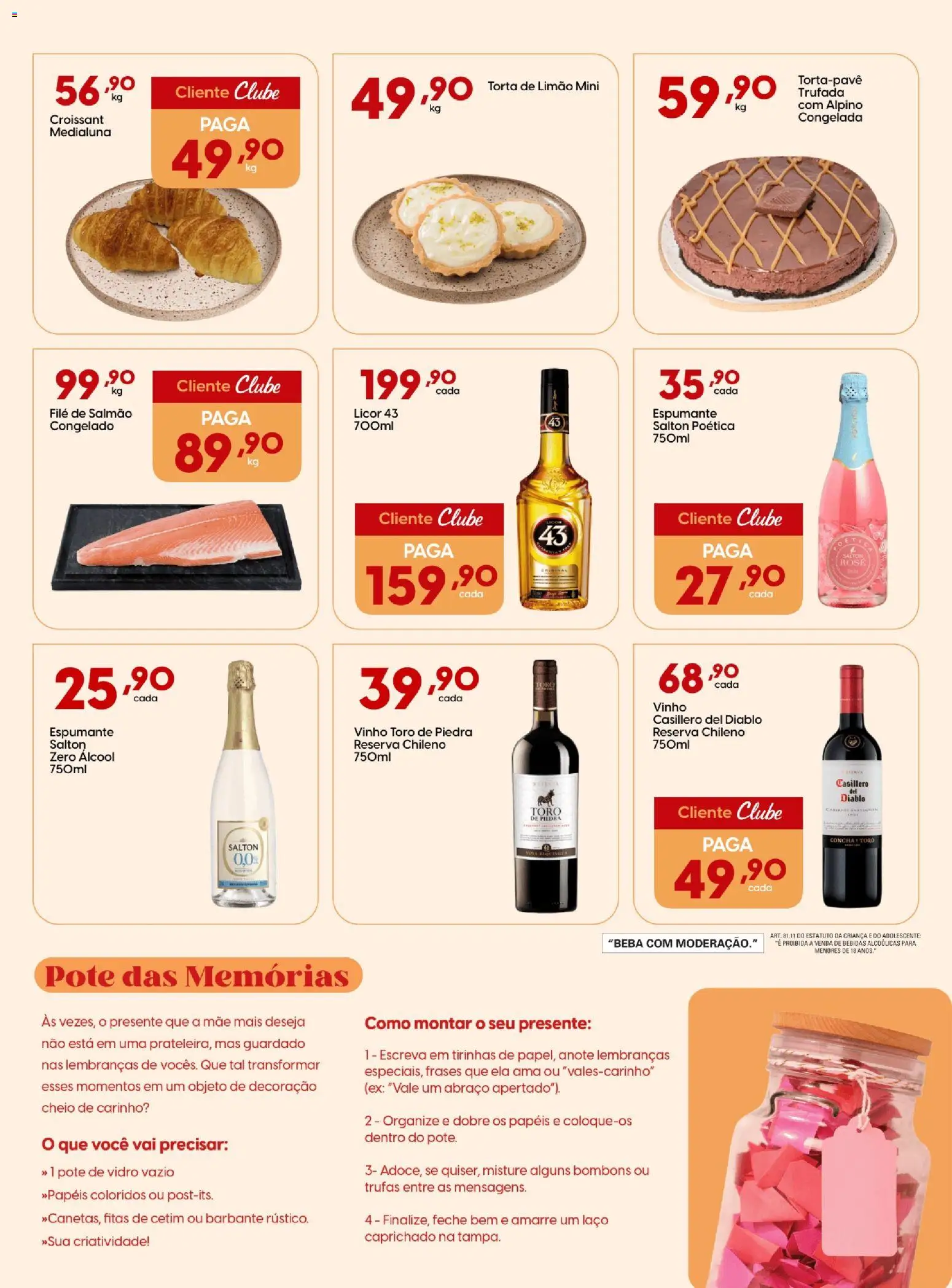 Rissul Folheto - válido de 20.04.2026 | Página: 3 | Produtos: Salmão, Espumante, Licor, Barbante