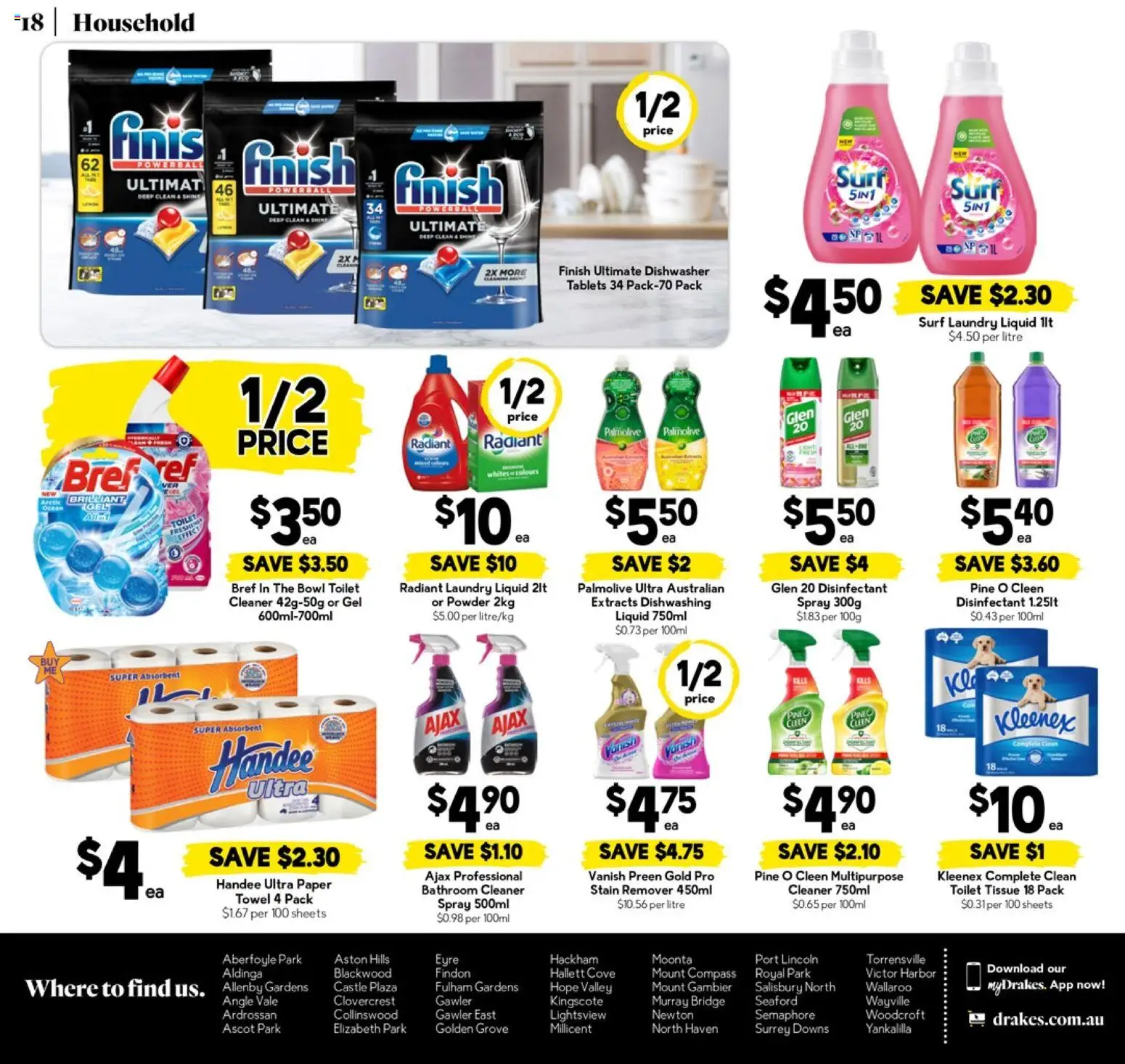 Drakes catalogue - valid from 04.02.2026 | Page: 20 | Products: Stain remover, Laundry, Dishwasher, Bathroom