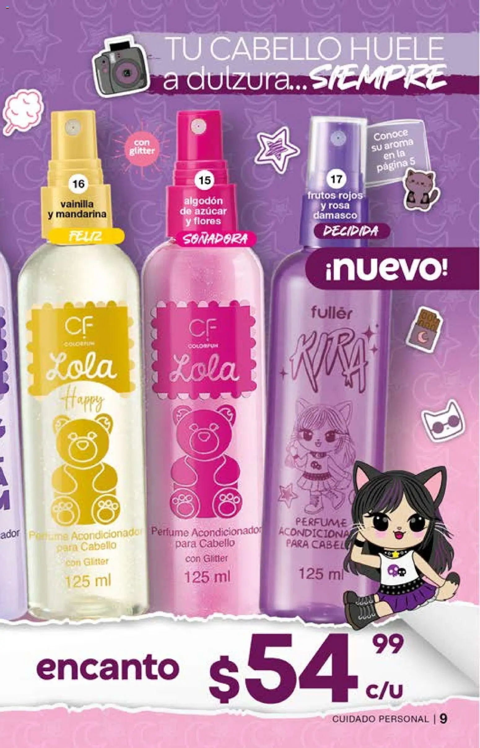 Nuevas ofertas de Fuller válidas en toda la República Mexicana desde el 29.04.2026. ¡Encuentra las mejores ofertas en Fuller campaña 2 2026! | Página: 9 | Productos: Glitter, Algodón, Perfume, Acondicionador