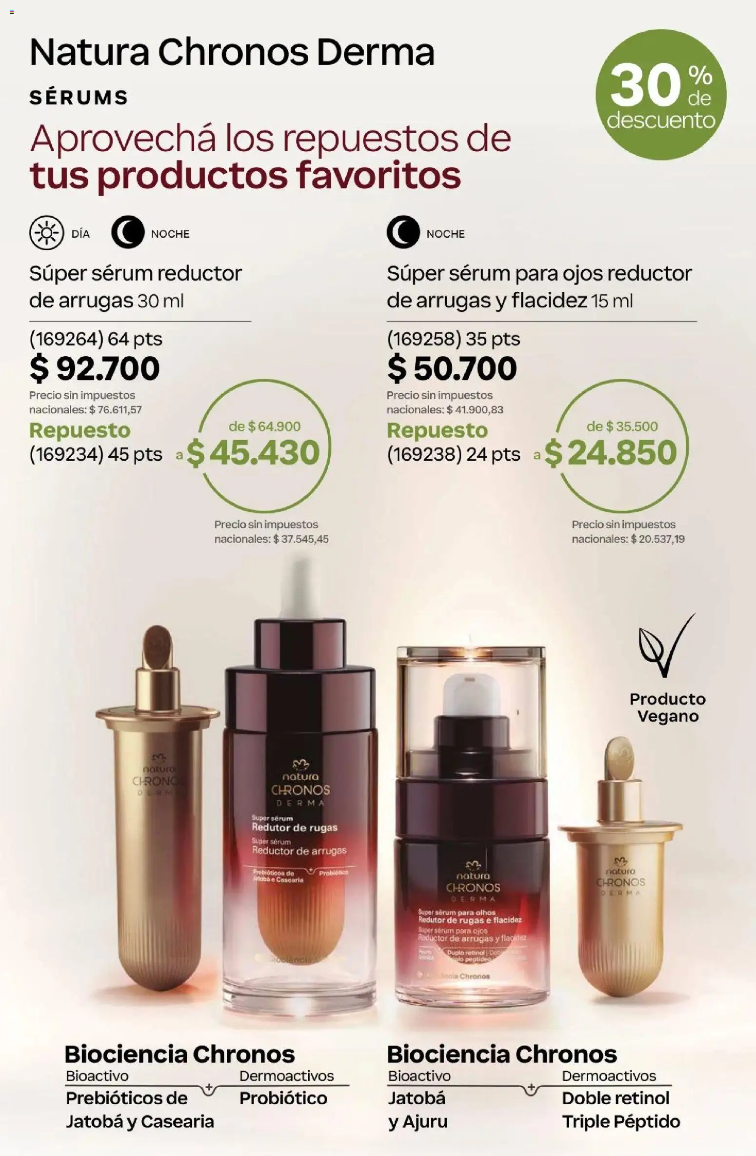 Natura Catálogo Ciclo 4/2026 │ válido desde el 01.04.2026 | Página: 168 | Productos: Serum