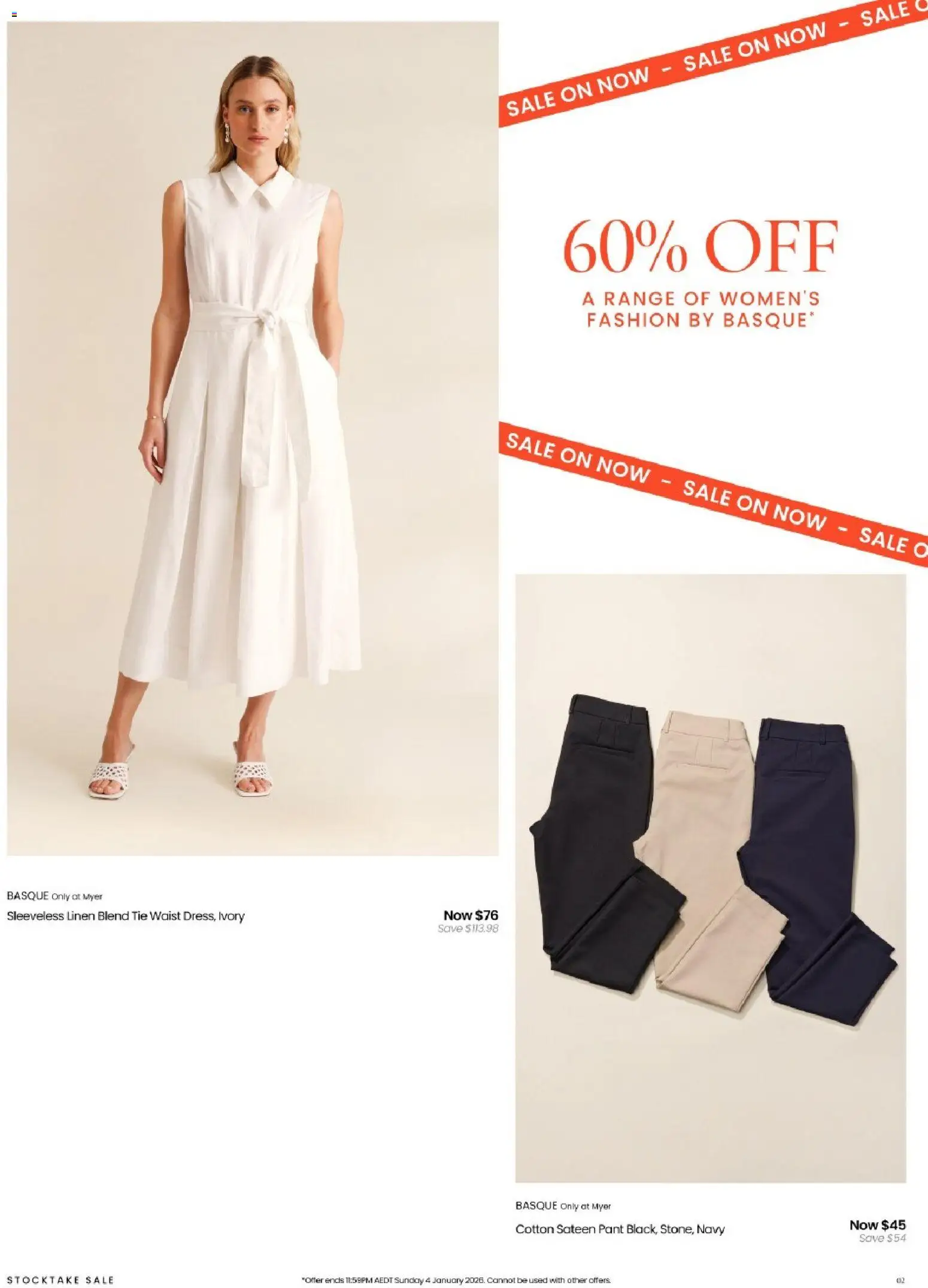 Myer catalogue - valid from 26.12.2025 | Page: 2 | Products: Linen, Sleeveless, Tie