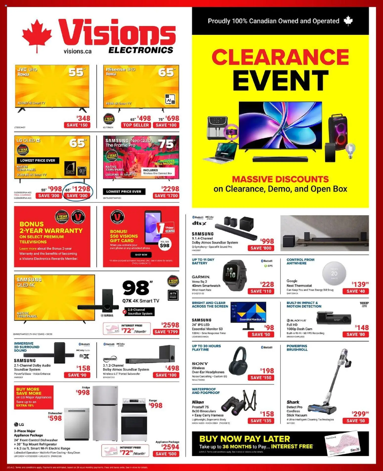 Visions flyer valid from 27.02.2026 | Page: 1 | Products: Headphones, Refrigerator, Dishwasher, Box