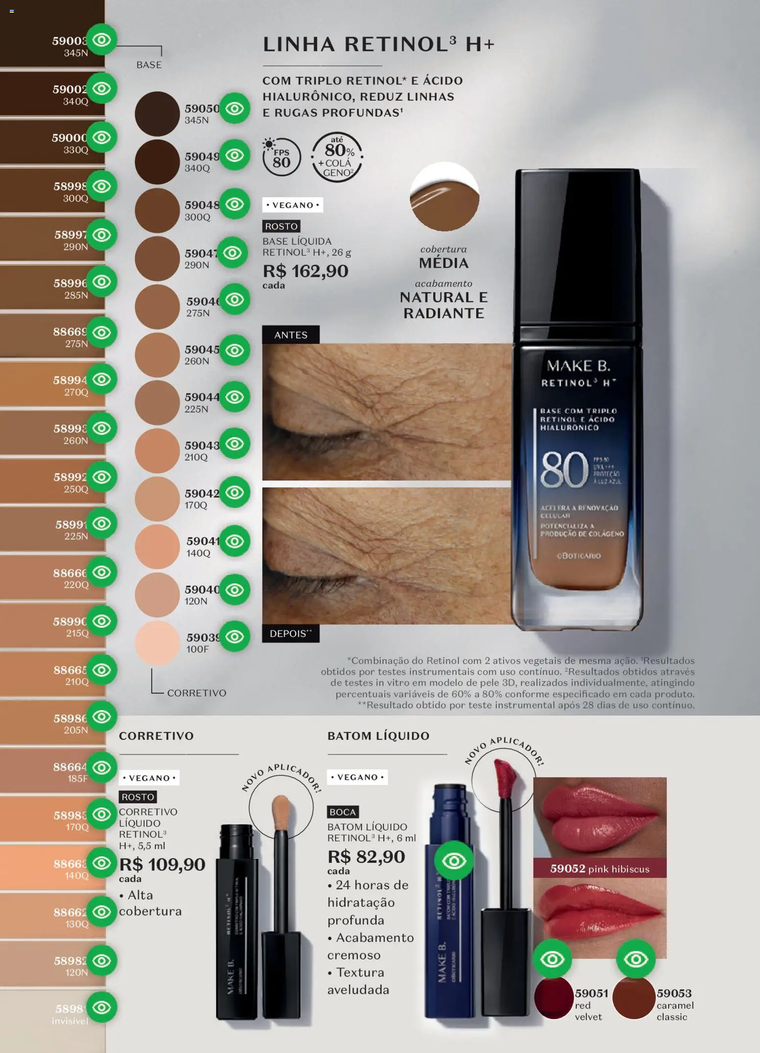 O Boticário Folheto - válido de 09.02.2026 | Página: 118 | Produtos: Colágeno, Celular, Corretivo, Base