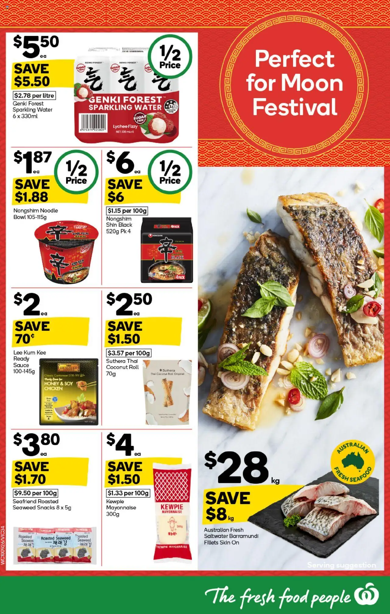 Woolworths catalogue - valid from 10.09.2025 | Page: 32 | Products: Honey, Water, Mayonnaise, Seafood