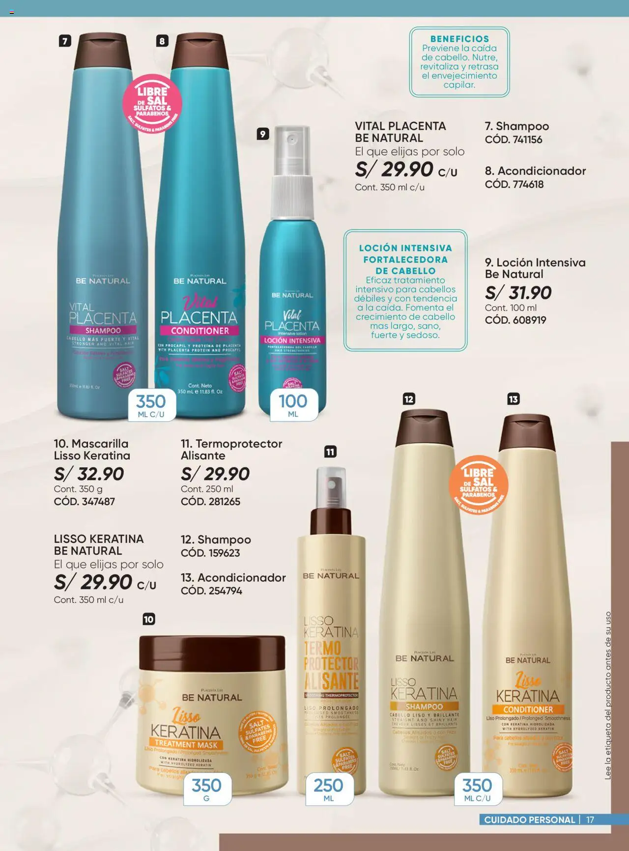 Catálogo Azzorti válido desde 29.09.2025 | Página: 17 | Productos: Shampoo, Acondicionador