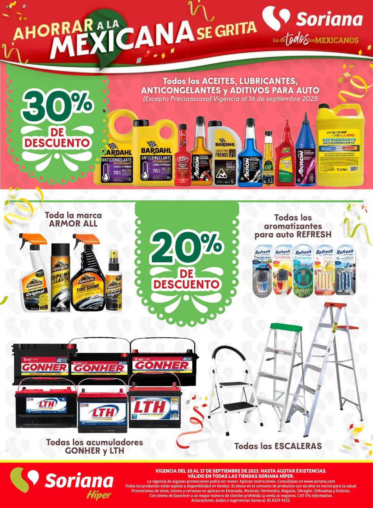 Nuevas ofertas de Soriana válidas en toda la República Mexicana desde el 10.09.2025. ¡Encuentra las mejores ofertas en Soriana - Ahorrar a la mexicana se grita Soriana Híper Nacional! | Página: 29 | Productos: Disco