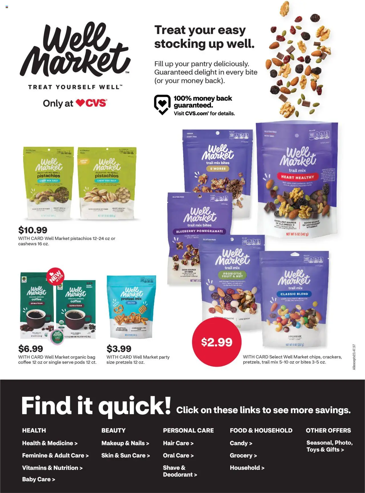 CVS Pharmacy Weekly Ad - TX - valid from 12.10.2025 | Page: 7 | Products: Coffee, Chocolate, Salt, Bag